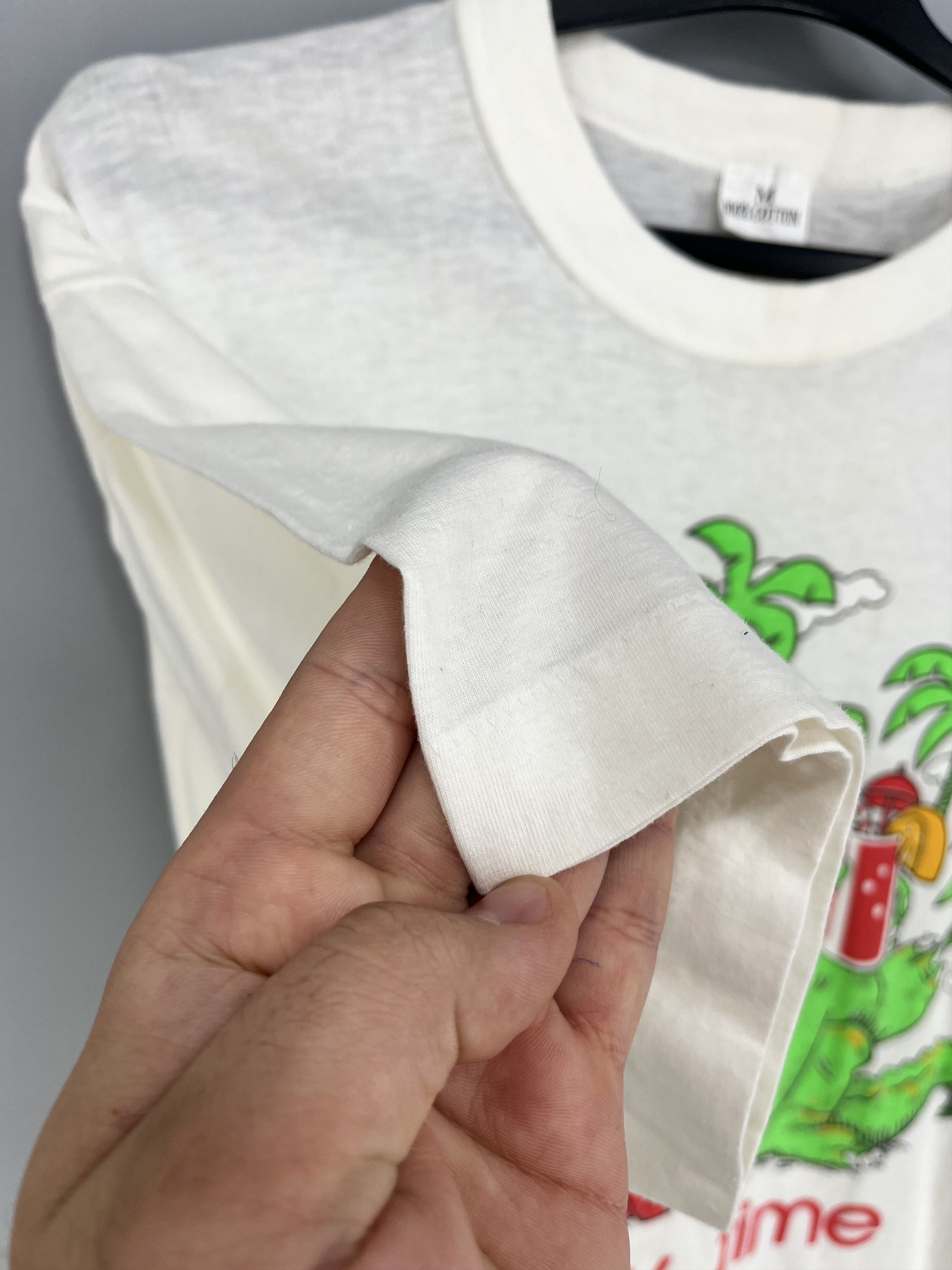 Vintage Vintage 1986 Party Time Crocodile Shirt Single Stitch Size US M / EU 48-50 / 2 - 8 Thumbnail
