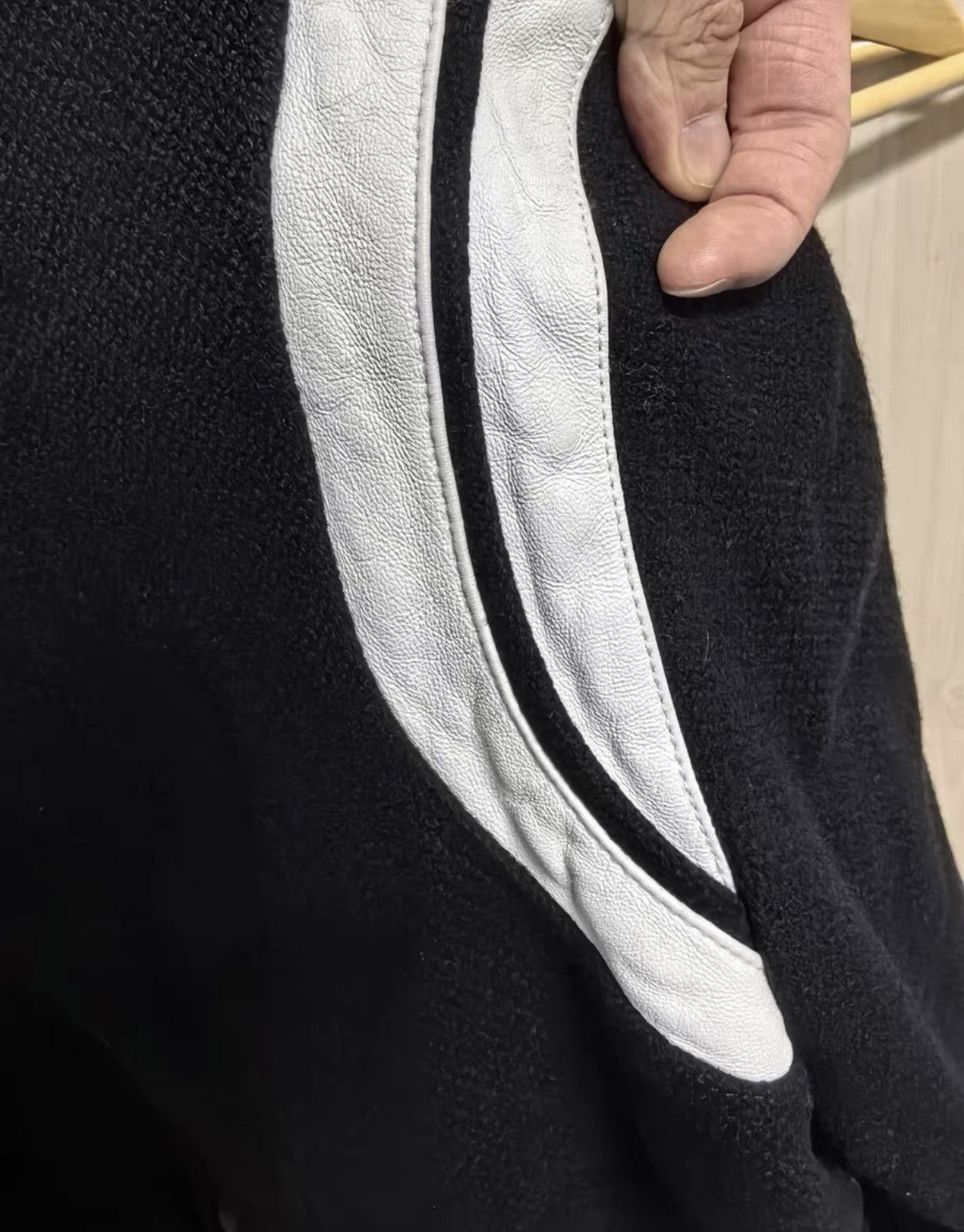 Saint Laurent Paris Saint Laurent SLP Classic Black and White Baseball Jacket Size US XL / EU 56 / 4 - 5 Thumbnail