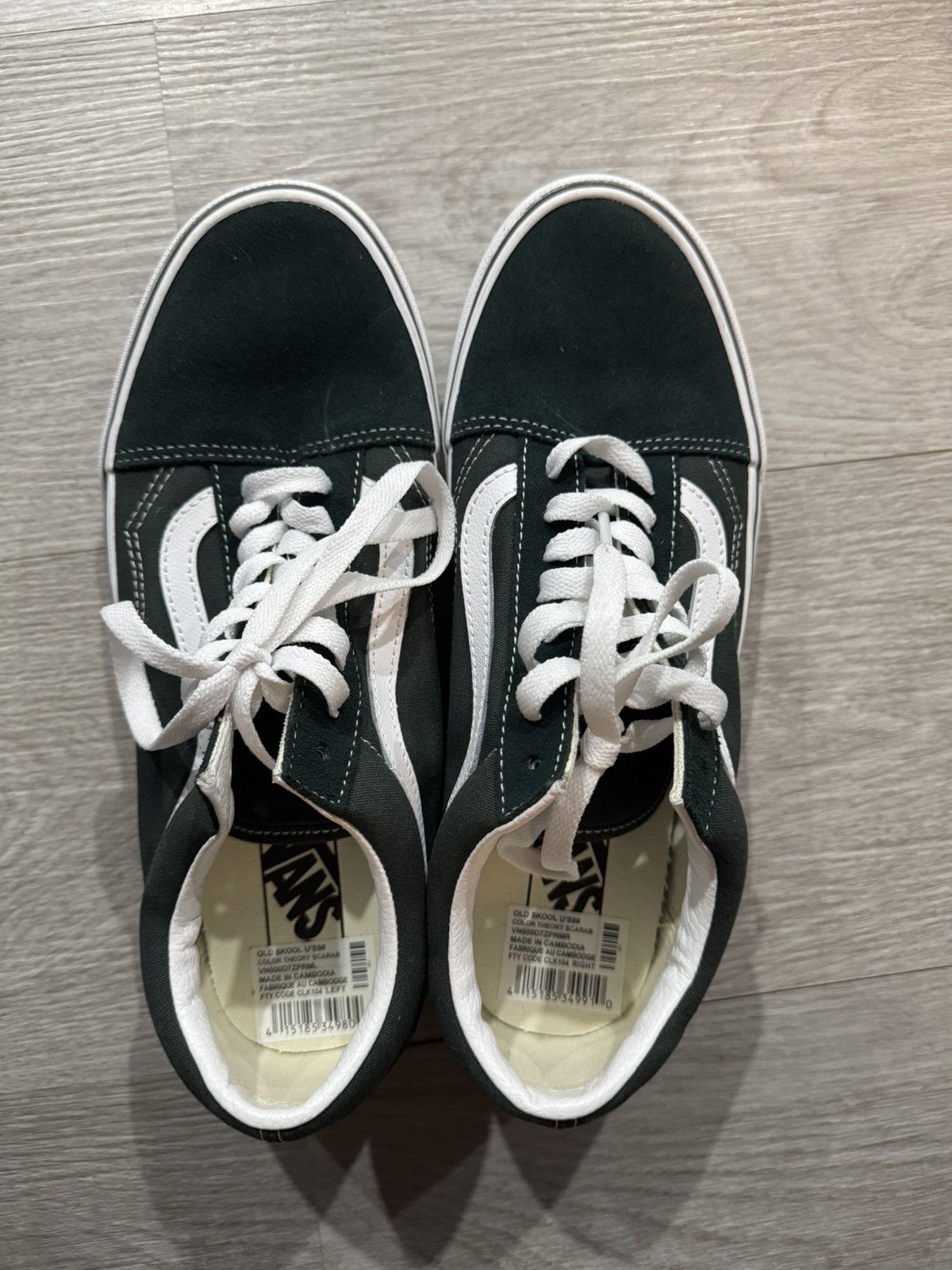 Vans *Samples* Dark Green Old Skool Vans Size US 9 / EU 42 - 2 Thumbnail
