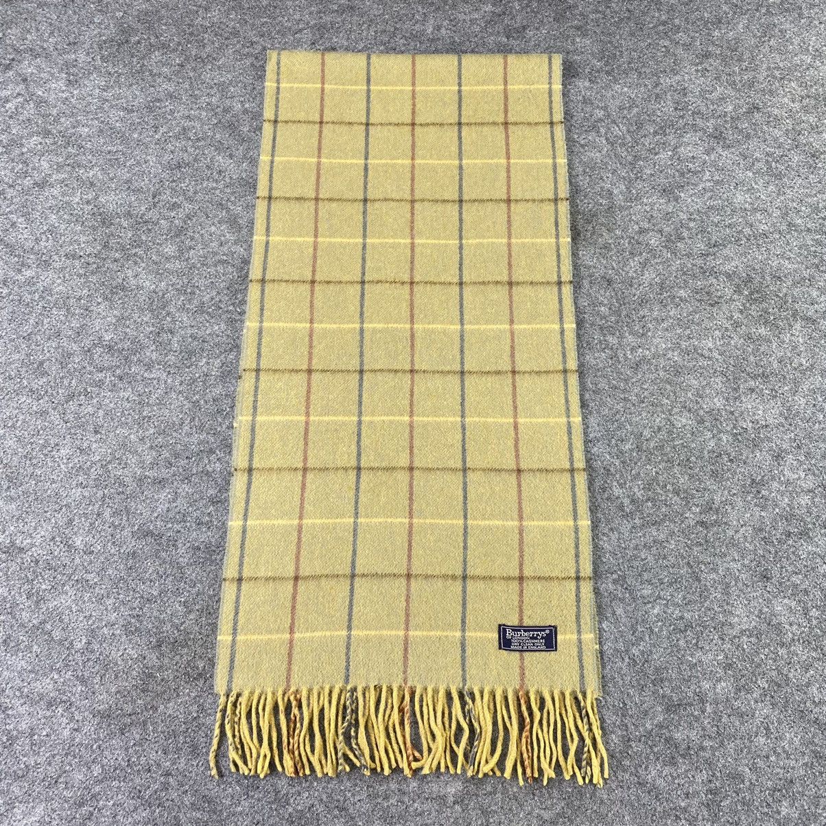 Burberry × Vintage Burberry Cashmere Muffler / Scarf / Neckwear-K055 Size ONE SIZE - 3 Thumbnail