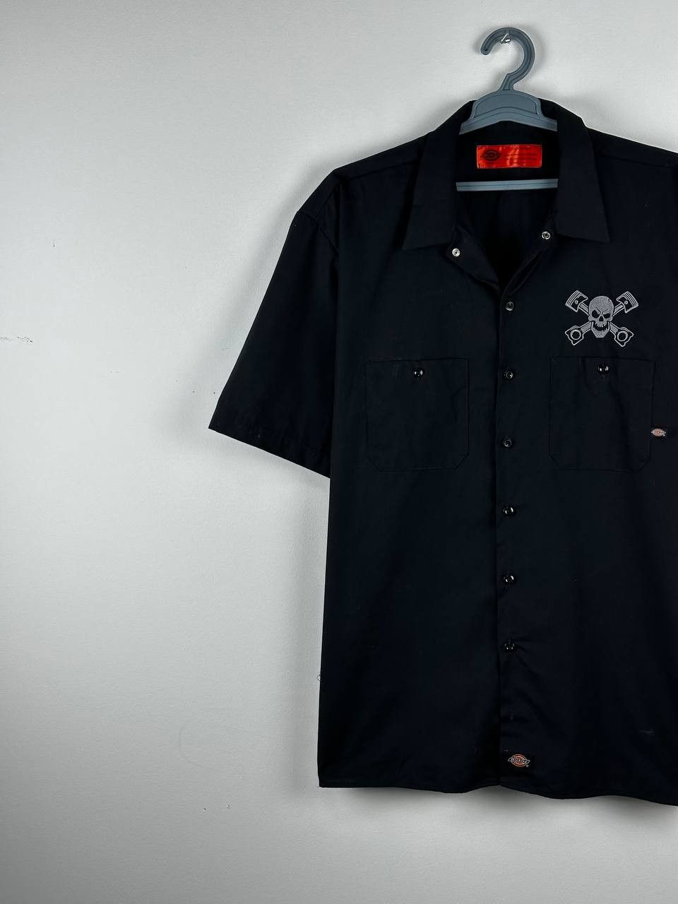 Dickies × Vintage Workwear Y2K Vintage Dickies Camo Collar Shirt Moto Size US XXL / EU 58 / 5 - 2 Thumbnail