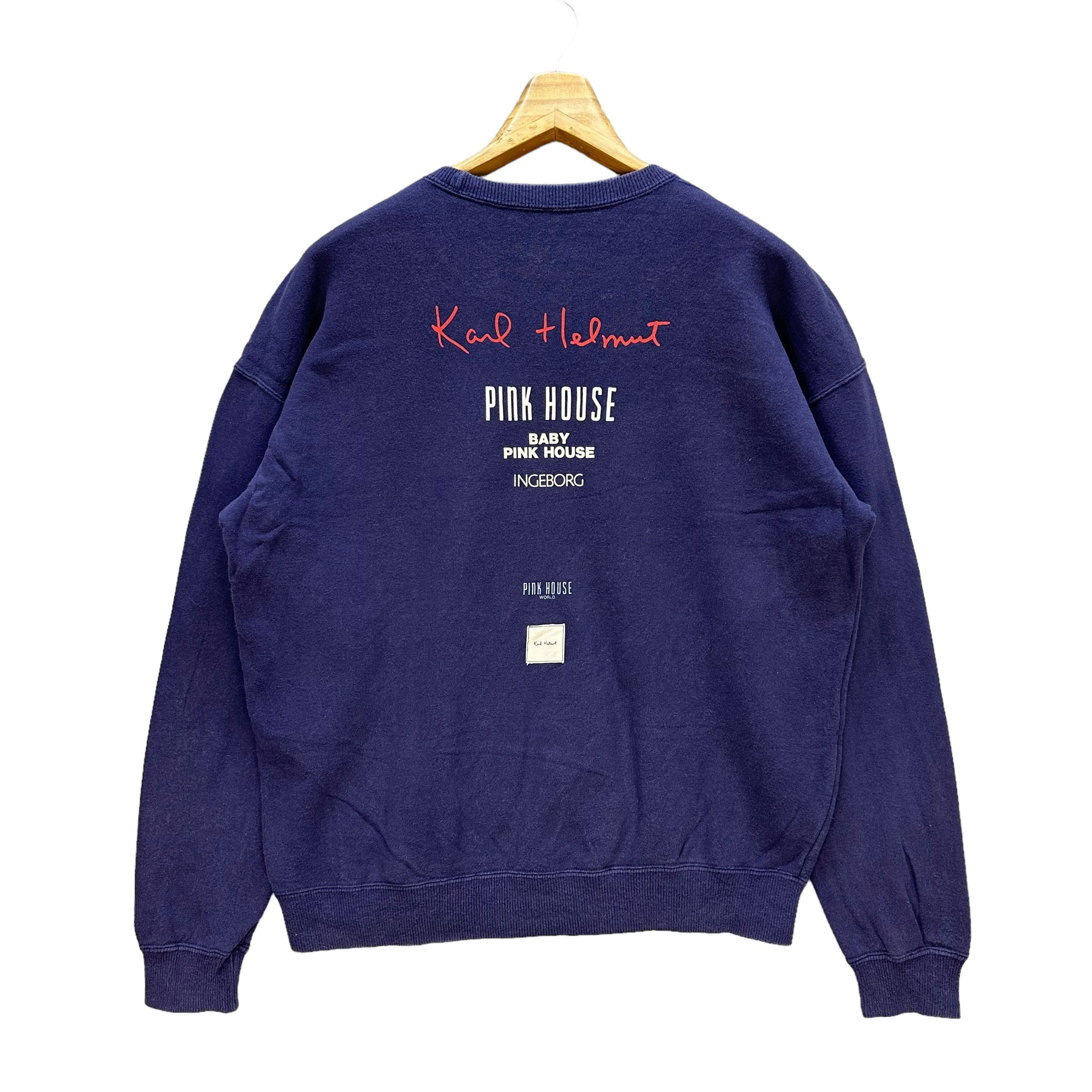 Karl Helmut KARL HELMUT Pink House Big Logo Crewneck Sweatshirt