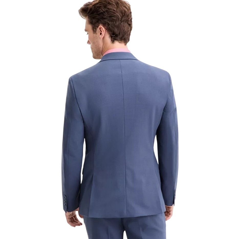 Bar III Bar III Men's Solid Blue Wool-Blend Suit Jacket Size 38R Size 38R - 2 Thumbnail