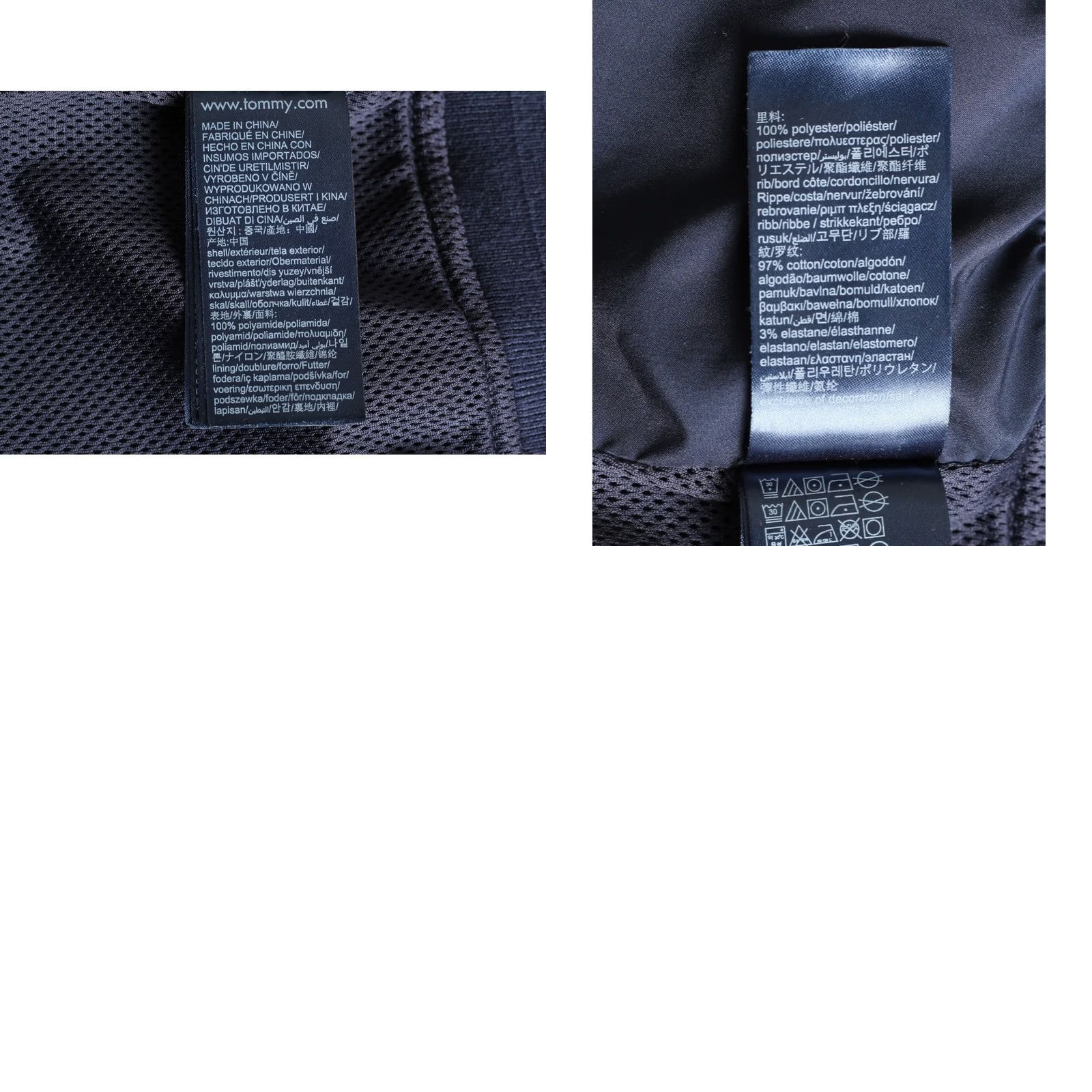 Tommy Hilfiger TOMMY HILFIGER JEANS Bomber Jacket Men XL Blue Canvas Regular Zip Jacket MJ6619 Size US 36 / EU 52 - 8 Thumbnail