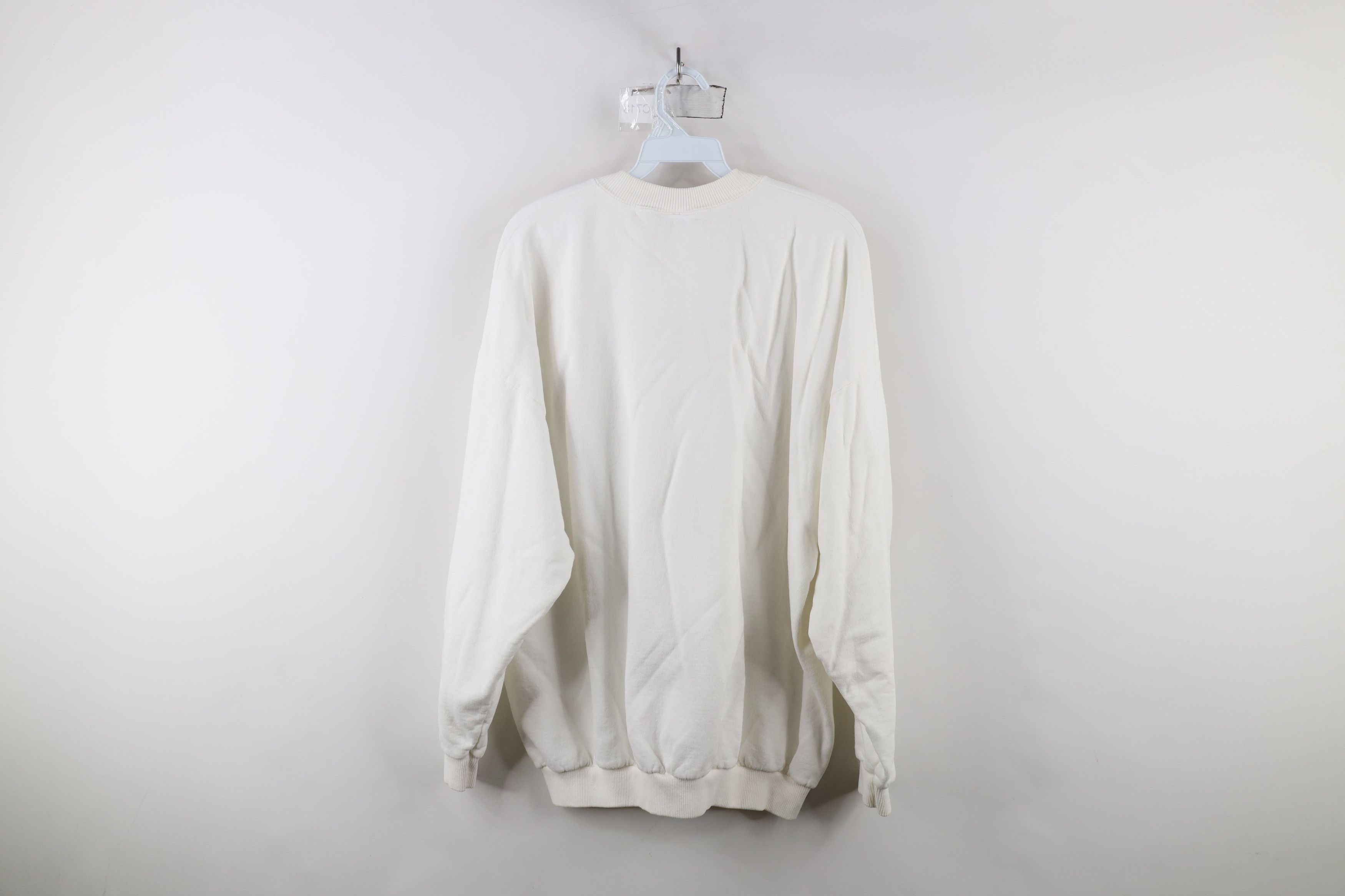 Vintage Vintage 90s Year Old One Owner Needs Parts Sweatshirt White Size US XXL / EU 58 / 5 - 10 Thumbnail
