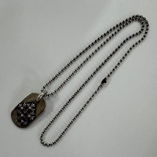 Chrome Hearts Chrome Hearts Cemetery raised Dog Tag necklace stk Size ONE SIZE - 3 Thumbnail