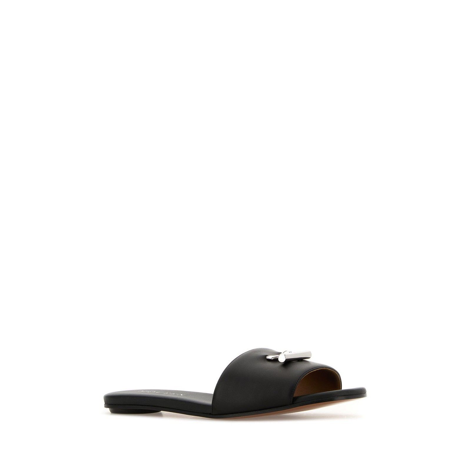 Alexander McQueen ALEXANDER MCQUEEN Black Leather Slippers New & Authentic (Wo Size US 8 / IT 38 - 2 Thumbnail