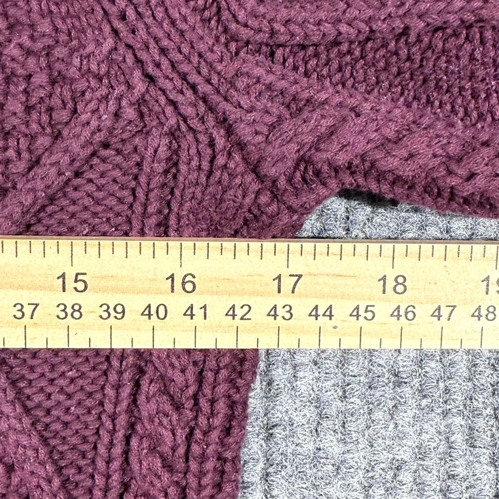 Gap GAP Cable Knit Sweater Women’s XS Purple Grandpa Sweater Shirt Pullover Womens XS Purple Grandpa Sweater Size XS / US 0-2 / IT 36-38 - 4 Thumbnail
