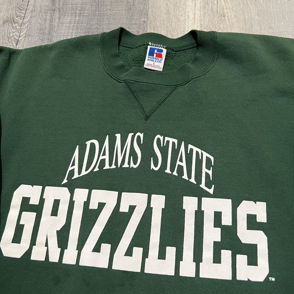 Russell Athletic × Vintage VTG Russell Athletic Adams State Grizzlies Green Sweatshirt Size US L / EU 52-54 / 3 - 2 Thumbnail