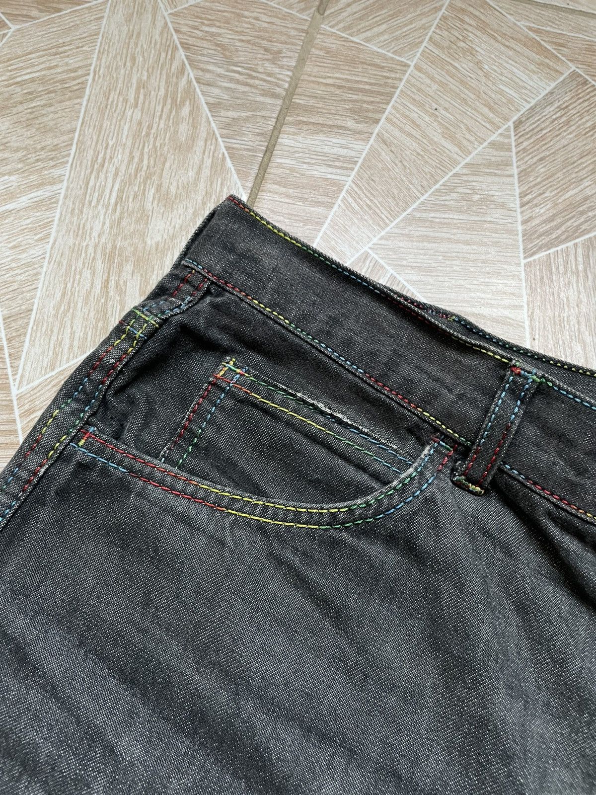 Missoni × Vintage Missoni Sport Baggy Jeans Pants Denim Italy Designer VINTAGE Size US 32 / EU 48 - 9 Thumbnail