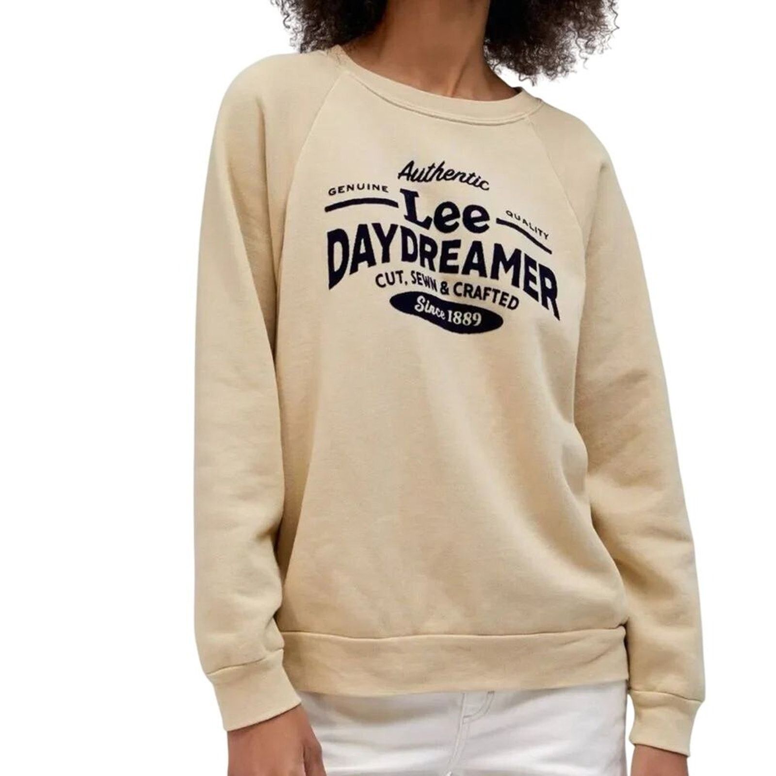 Daydreamer DAYDREAMER x LEE Genuine Quality Sweatshirt in Khaki Size M Size M / US 6-8 / IT 42-44 - 4 Thumbnail