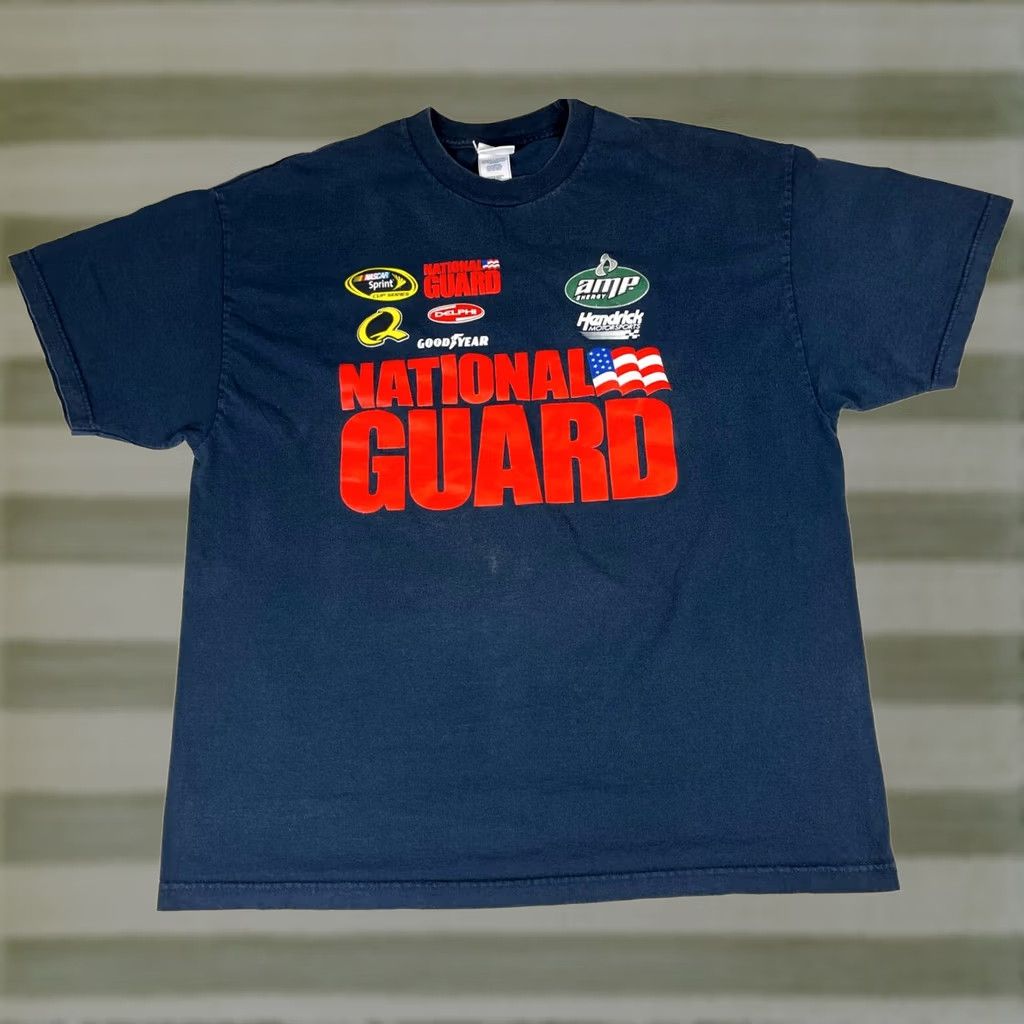 Chase Authentics Nascar Dale Jr. #88 T-Shirt Chase Authentics Double-Sided Sz 2XL Navy Blue Men's 2XL Size US XXL / EU 58 / 5 - 1 Thumbnail
