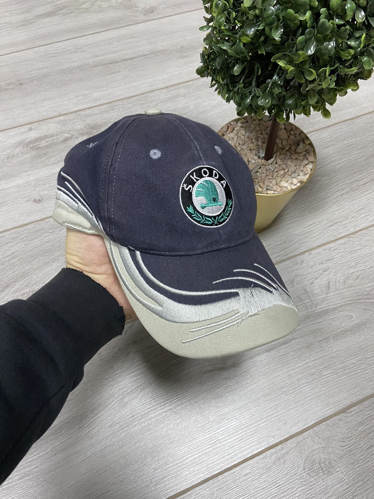 Vintage Skoda vintage racing embroidered cap Size ONE SIZE - 1 Thumbnail