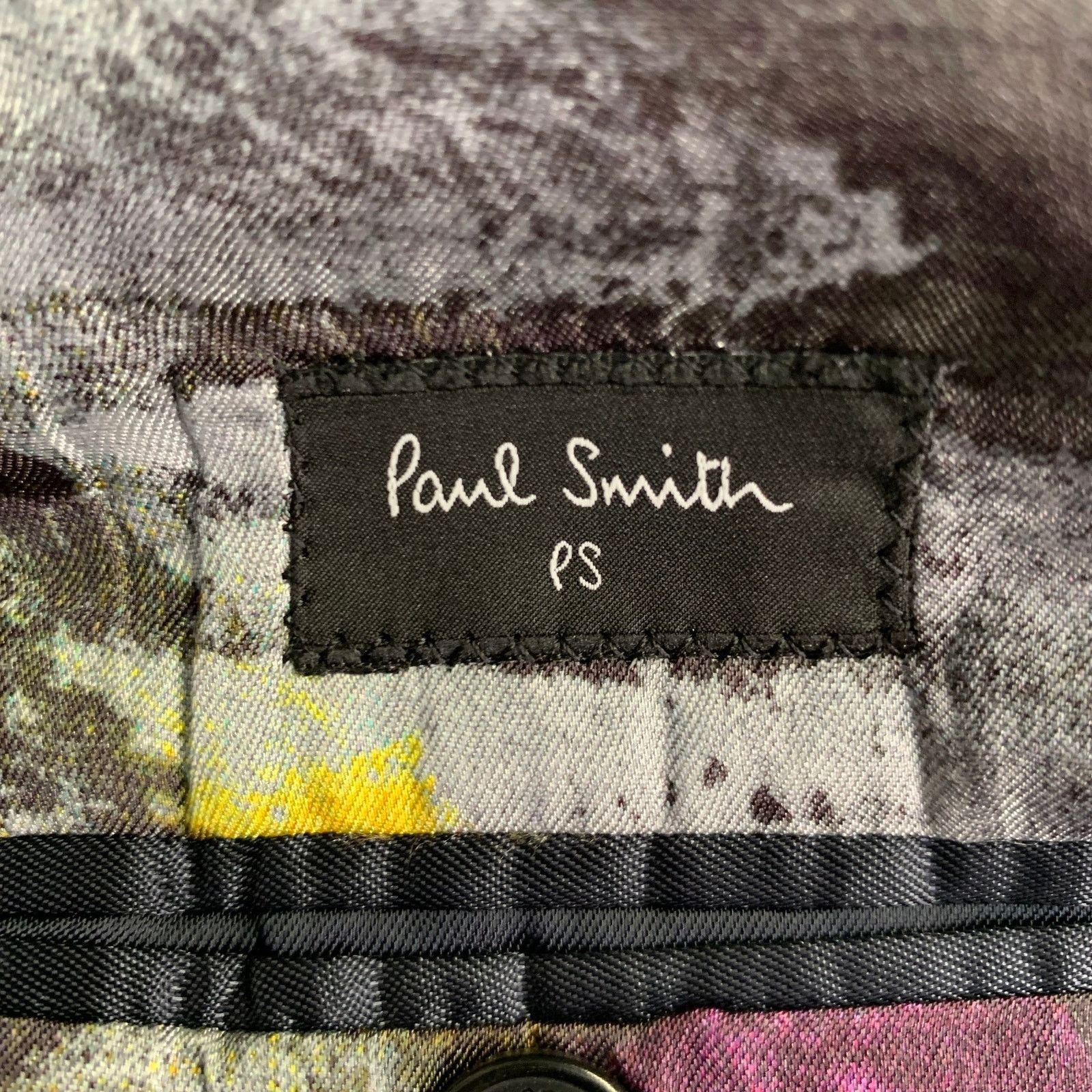 Paul Smith Size 38 Black Corduroy Cotton Notch Lapel Sport Coat Size 38R - 7 Thumbnail
