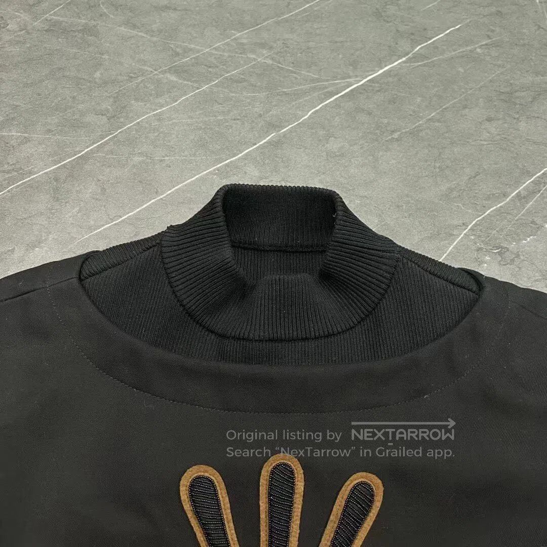 Dior Dior Black Two-in-One Look Beaded Embroidery Sweatshirt| Size US S / EU 44-46 / 1 - 4 Thumbnail