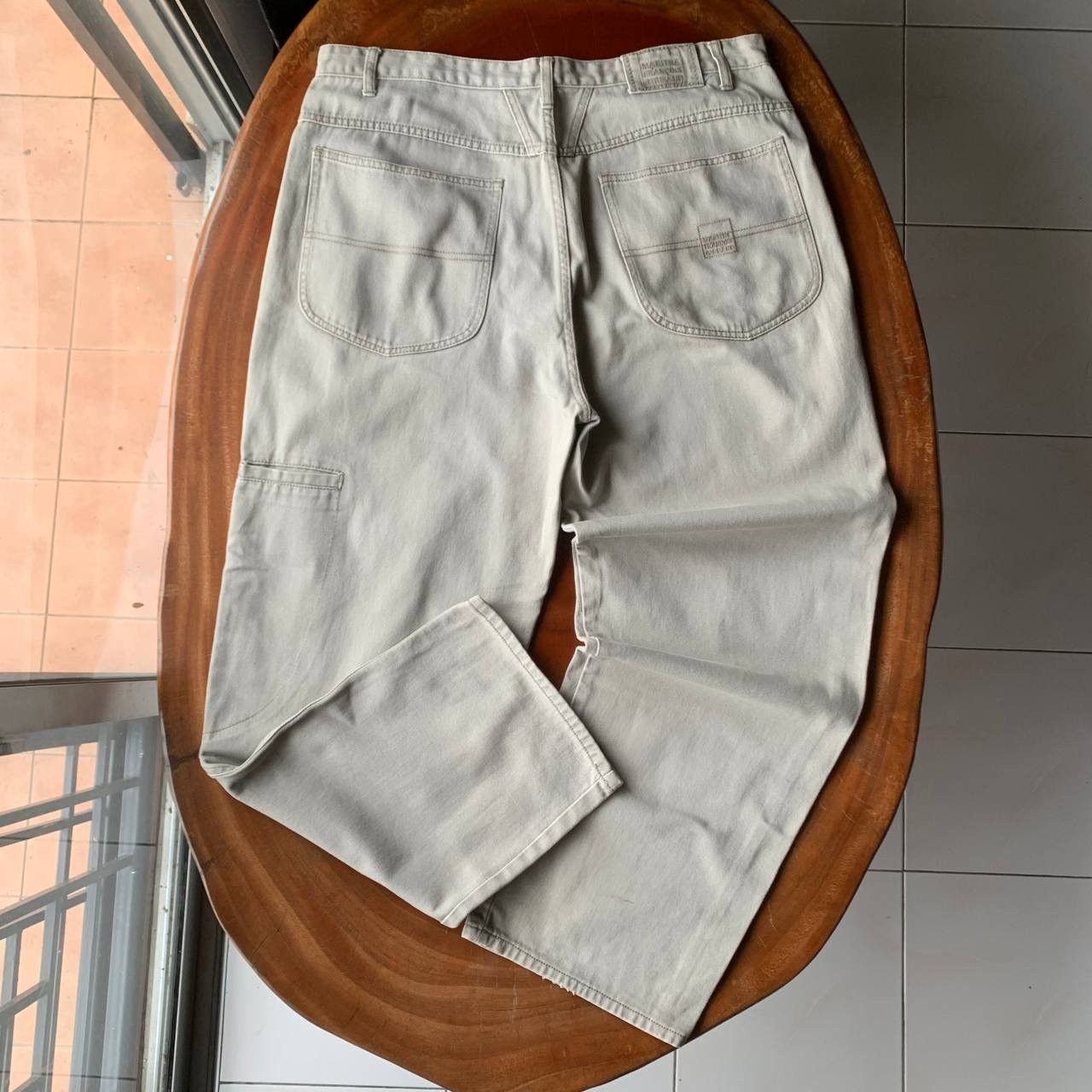 Marithe + Francois Girbaud 2000s Vintage Marithe Francois Girbaud MFG Y2K Baggy Pants Size US 39 - 2 Thumbnail