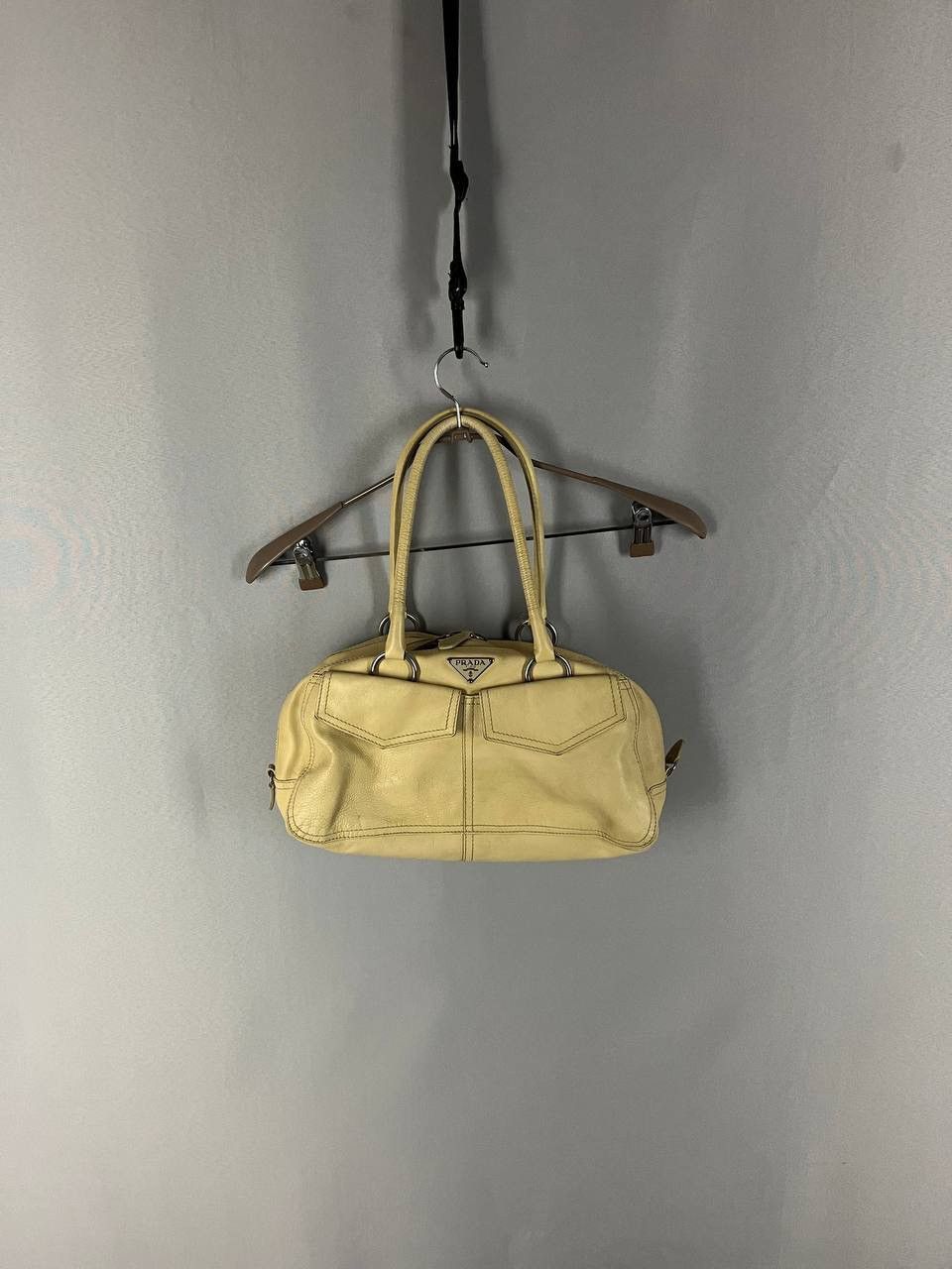 Prada Prada Bag Leather Beige Size ONE SIZE - 2 Thumbnail