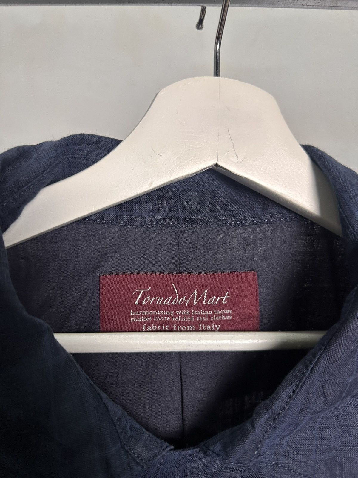 Tornado Mart Tornado Mart Asymmetrical Linen Jacket Red Label Size US L / EU 52-54 / 3 - 3 Thumbnail