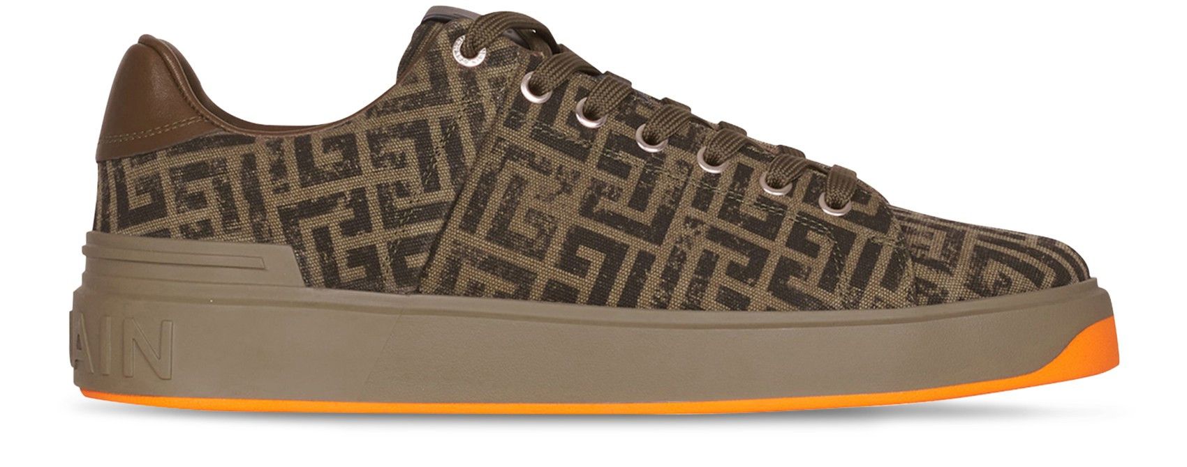 o1srvl11e1123 B-Court Low-Top Sneakers in Brown