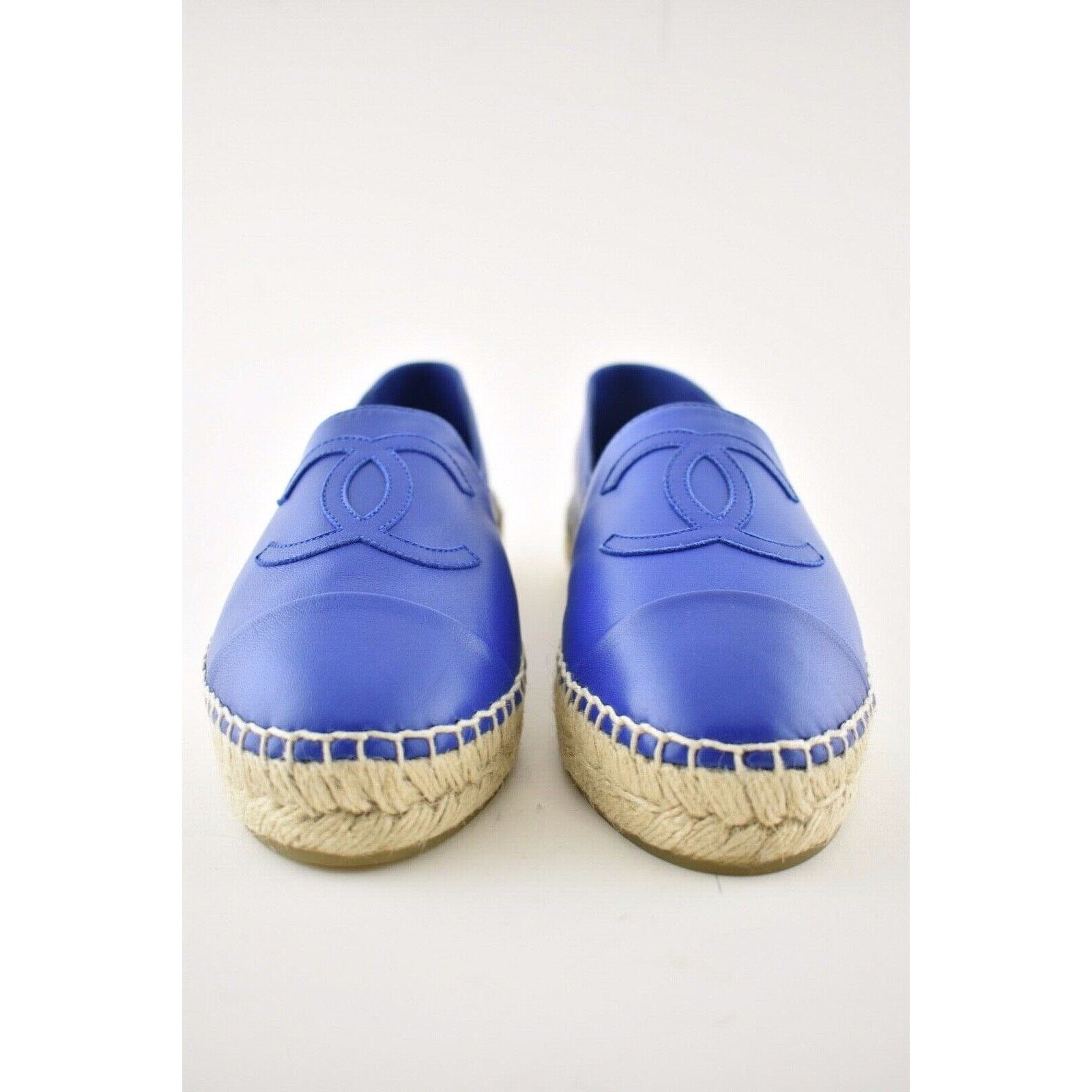 Chanel 19C Lambskin CC Logo Double Sole Espadrille Ballet Flat 35 Size US 5 / IT 35 - 5 Thumbnail
