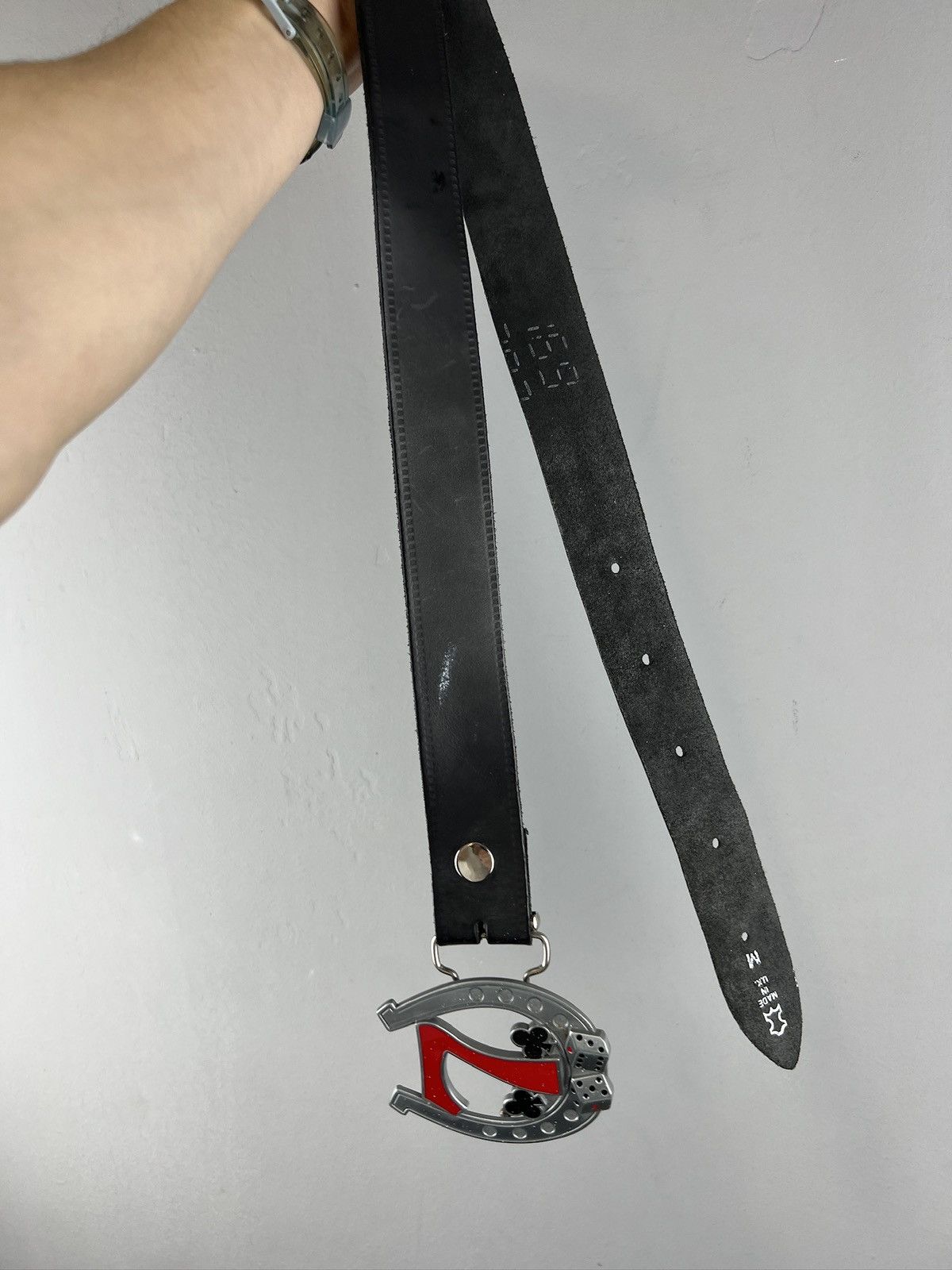 Japanese Brand × Vintage Vintage 90's Lucky 777 Japanese Belt Y2k Style AvantGarde Size ONE SIZE - 5 Thumbnail