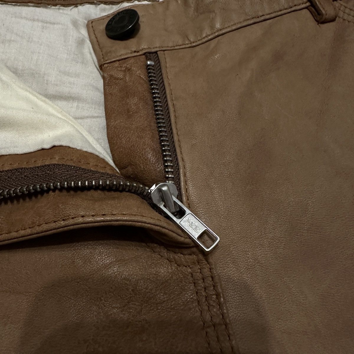 Other Cristinaeffe Made in Italy Shorts Leather 100% Size 28" / US 6 / IT 42 - 6 Thumbnail