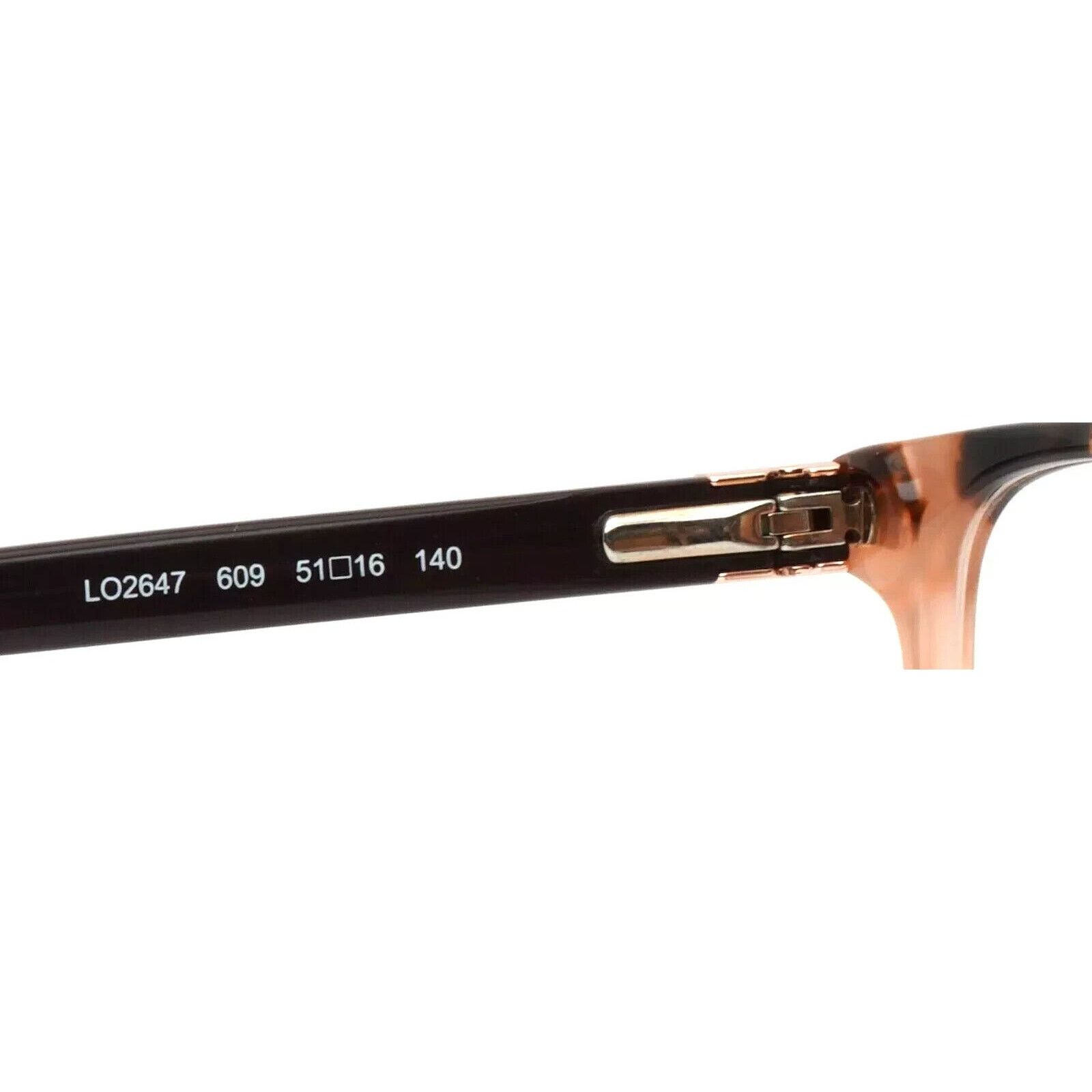 Longchamp LONGCHAMP LO2647 609 PINK BROWN AUTHENTIC EYEGLASSES 53-16 Size ONE SIZE - 6 Thumbnail