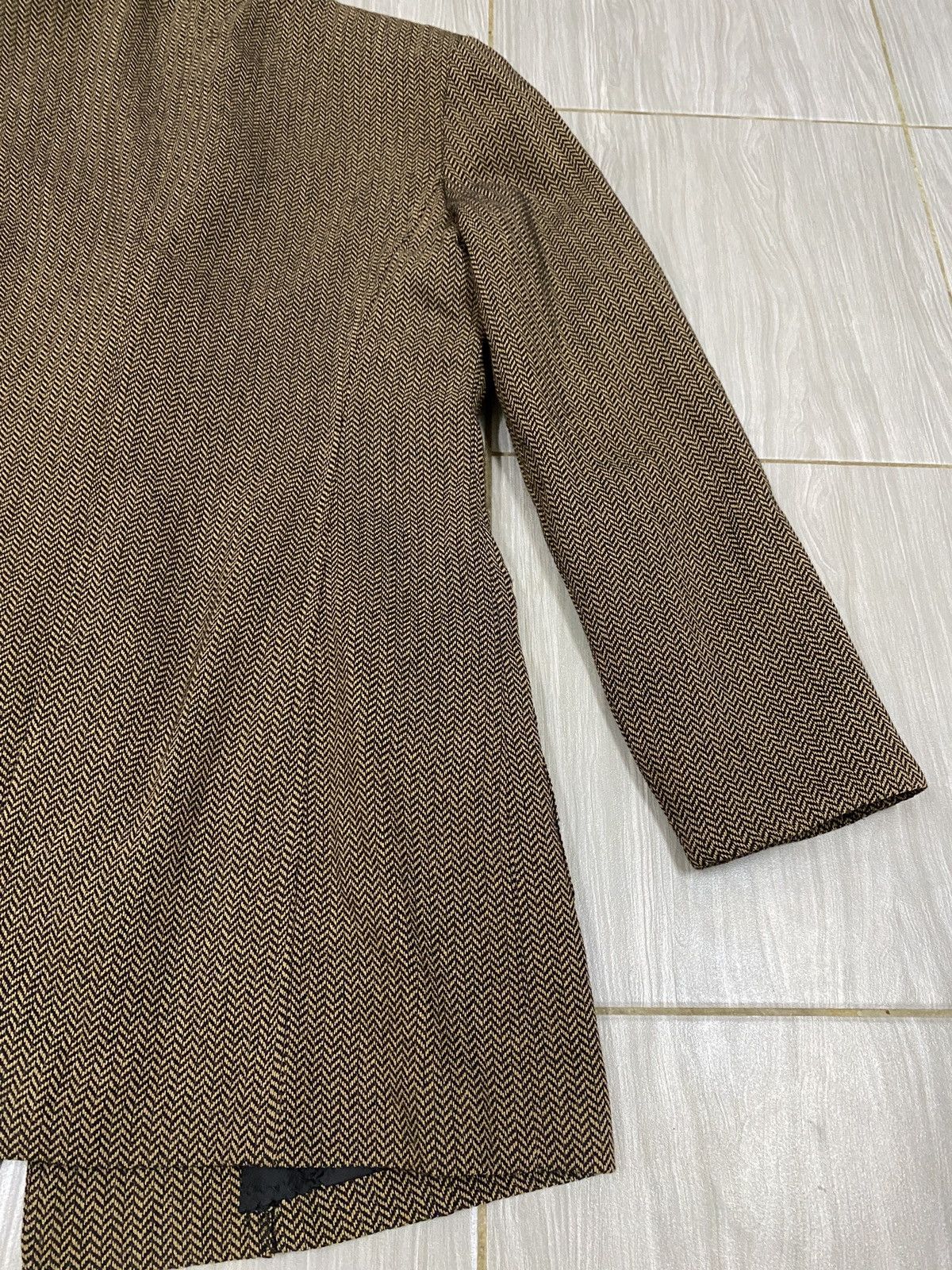 Christian Dior Monsieur VTG Christian Dior Sports Herringbone Wool Blazer Jacket Size M / US 6-8 / IT 42-44 - 8 Thumbnail