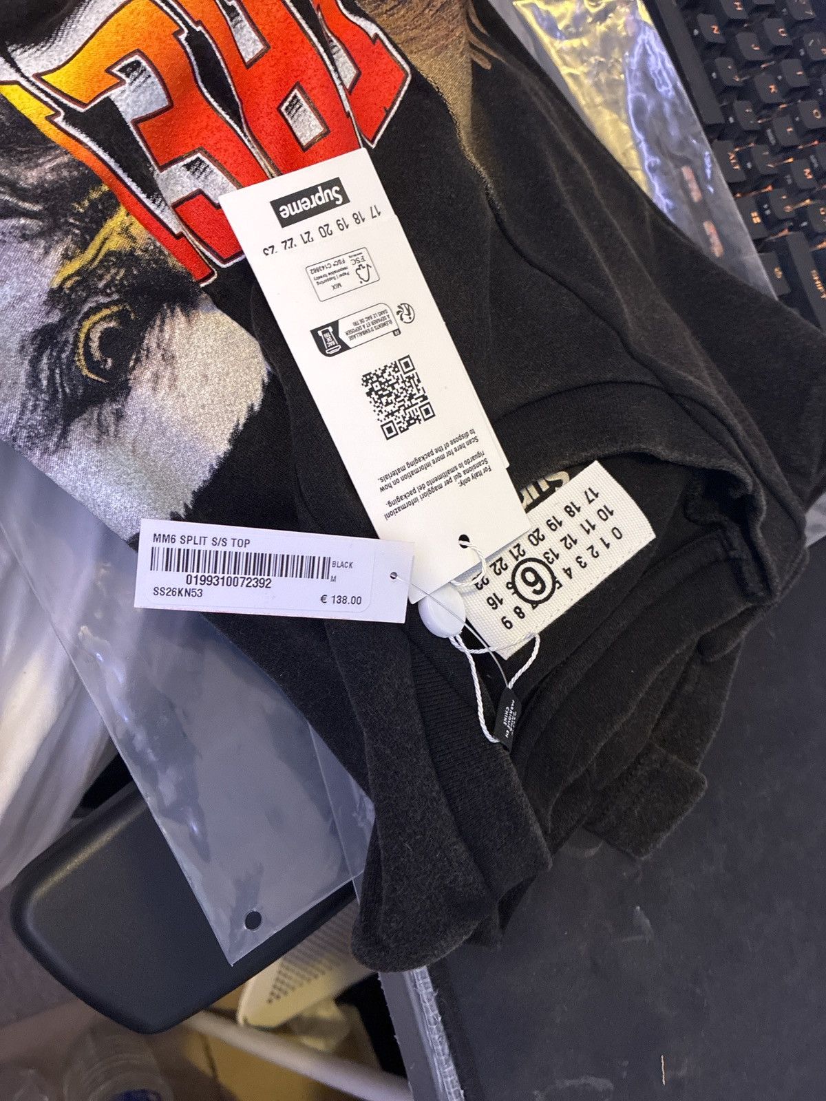 Supreme Supreme MM6 Maison Margiela Split S/S Top Size US M / EU 48-50 / 2 - 7 Thumbnail