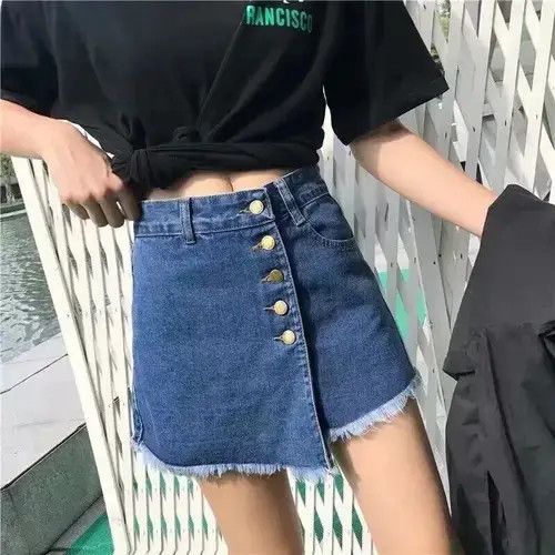 Japanese Brand Shorts Skirt Wide Leg A-line Skirts For Women Size 28" / US 6 / IT 42 - 5 Thumbnail