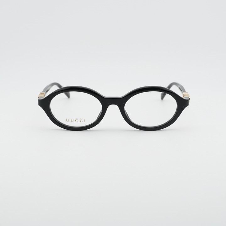 Gucci Gucci GG2153O 001 Eyeglasses Black 51mm Oval Frame Size ONE SIZE - 5 Thumbnail