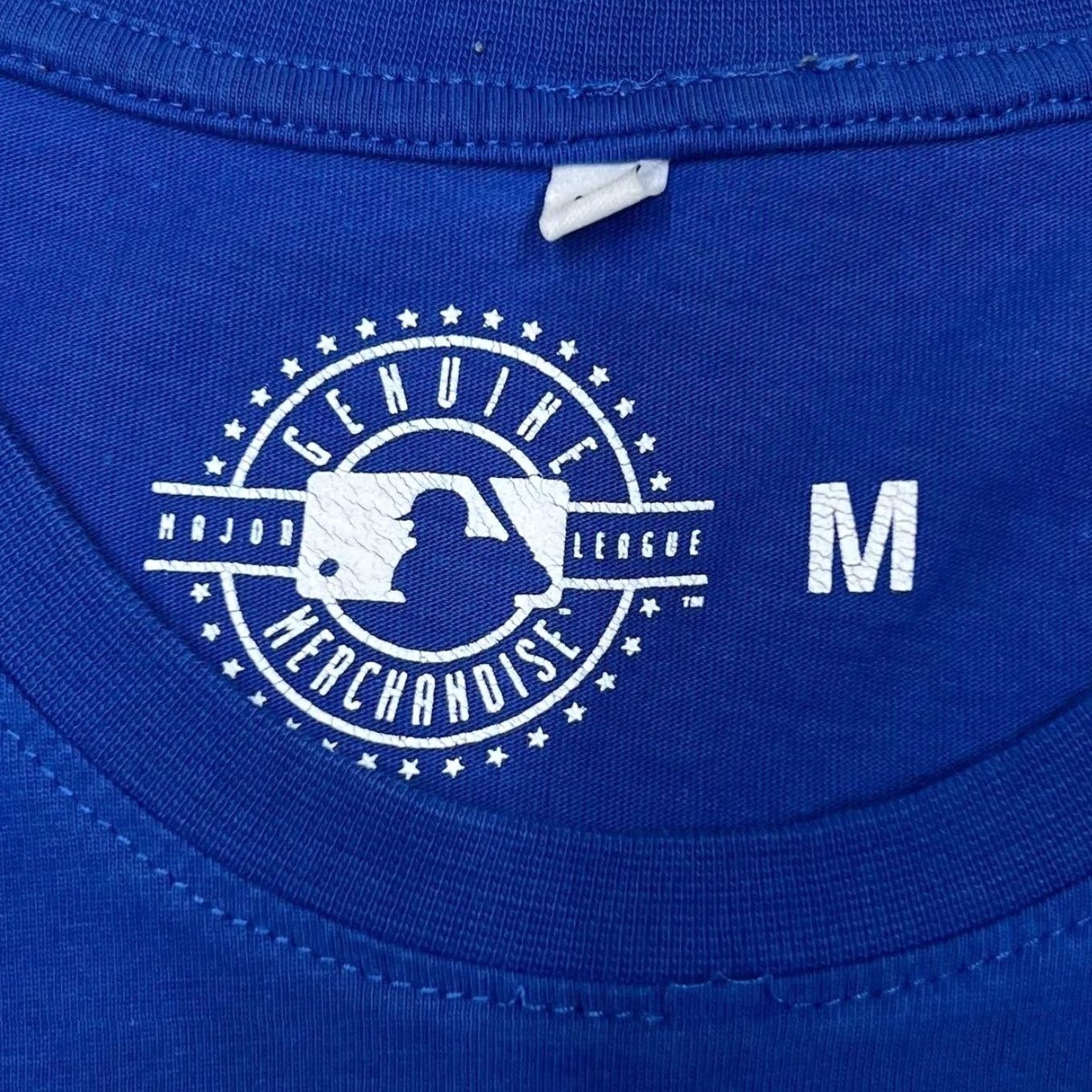 MLB MLB Texas Rangers Big Logo Spellout Baseball Graphic Blue T-Shirt Medium Size US M / EU 48-50 / 2 - 3 Thumbnail