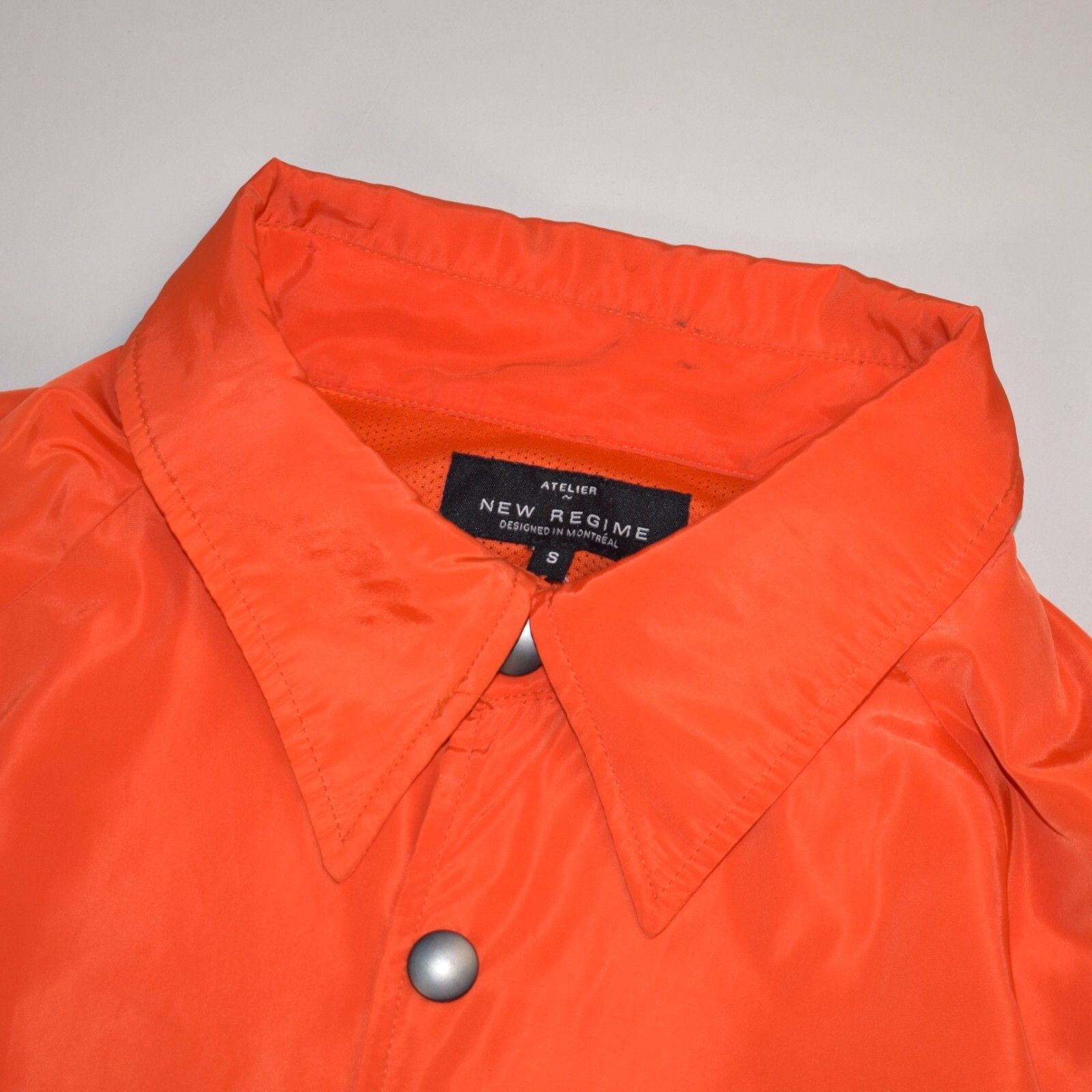 Atelier New Regime Atelier New Regime Orange Long Coach Jacket - Men's Small Size US S / EU 44-46 / 1 - 5 Thumbnail
