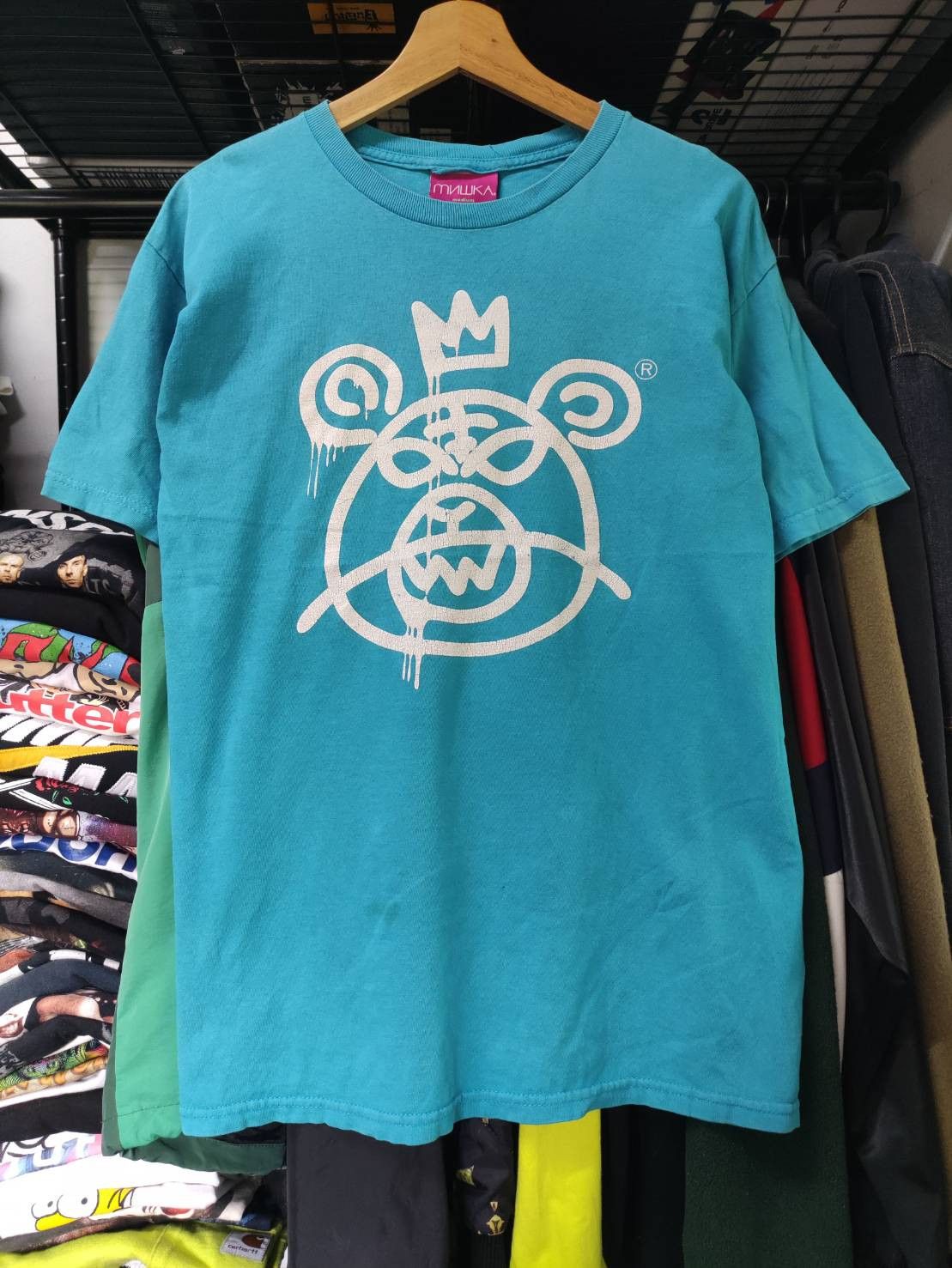 Mishka Mishka NYC Bear Mop Logo T-Shirt Size US M / EU 48-50 / 2 - 2 Thumbnail