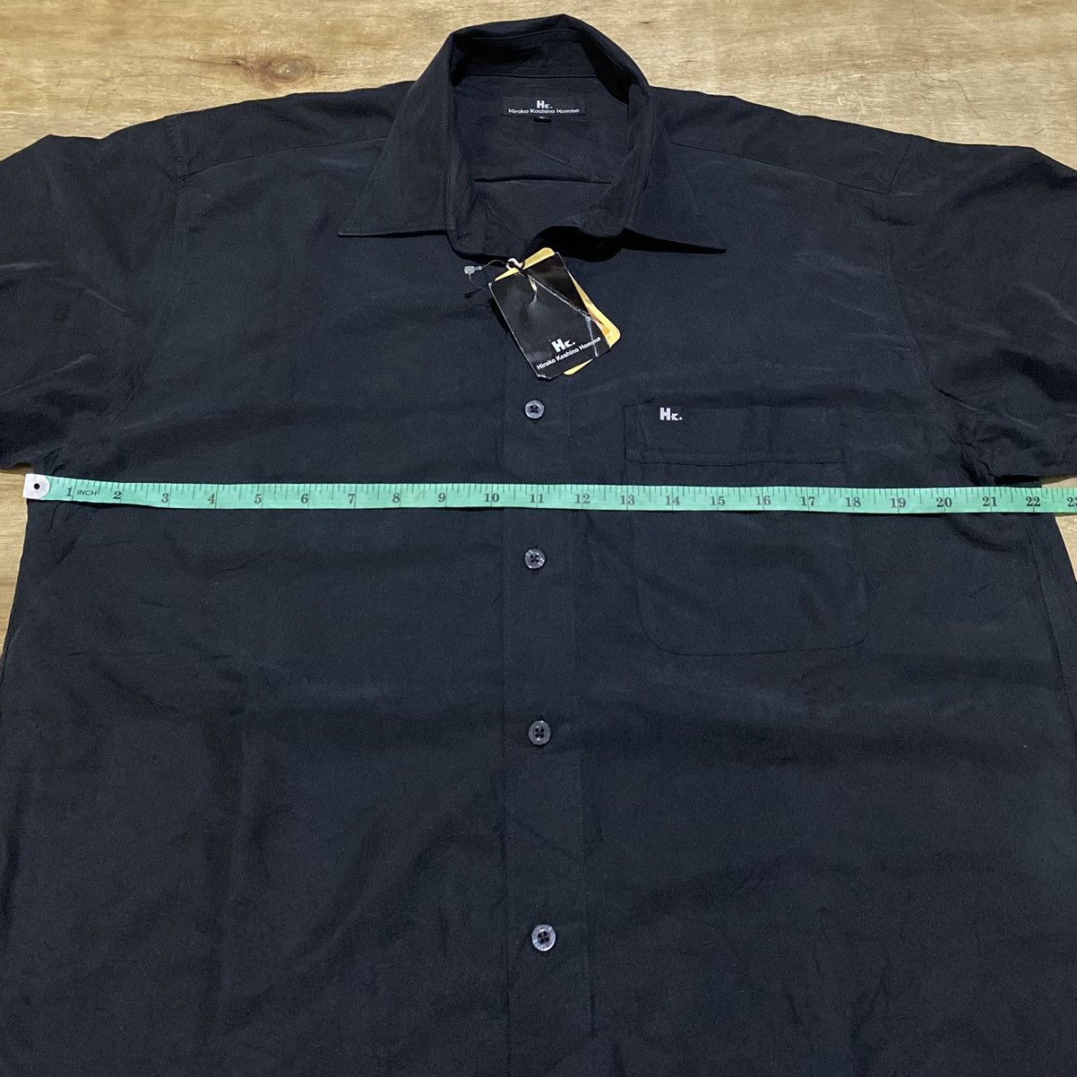 Hiroko Koshino Homme × Japanese Brand Hiroko koshino homme black shirt Size US L / EU 52-54 / 3 - 6 Thumbnail