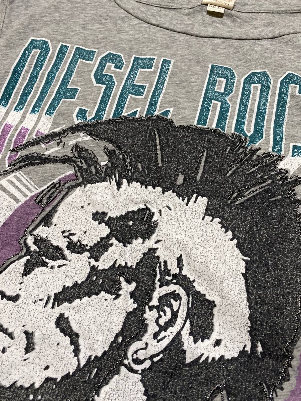 Diesel Diesel T shirt Rocks soft power tou streetwear top Size XXS / US 00 / IT 34 - 13 Thumbnail