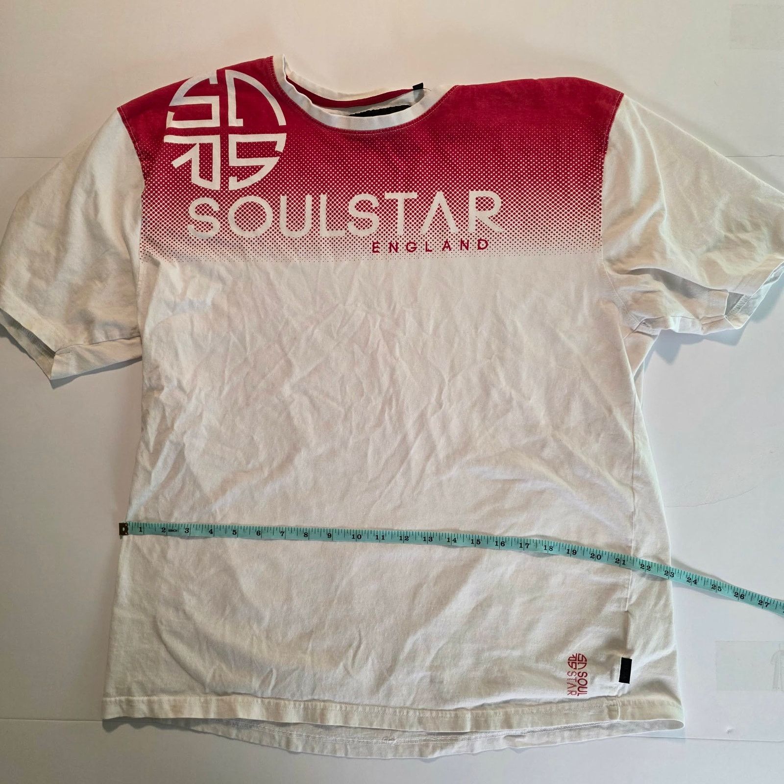 Other Soul Star England T Shirt Mens 3XL White Red Streetwear Size US XL / EU 56 / 4 - 2 Thumbnail