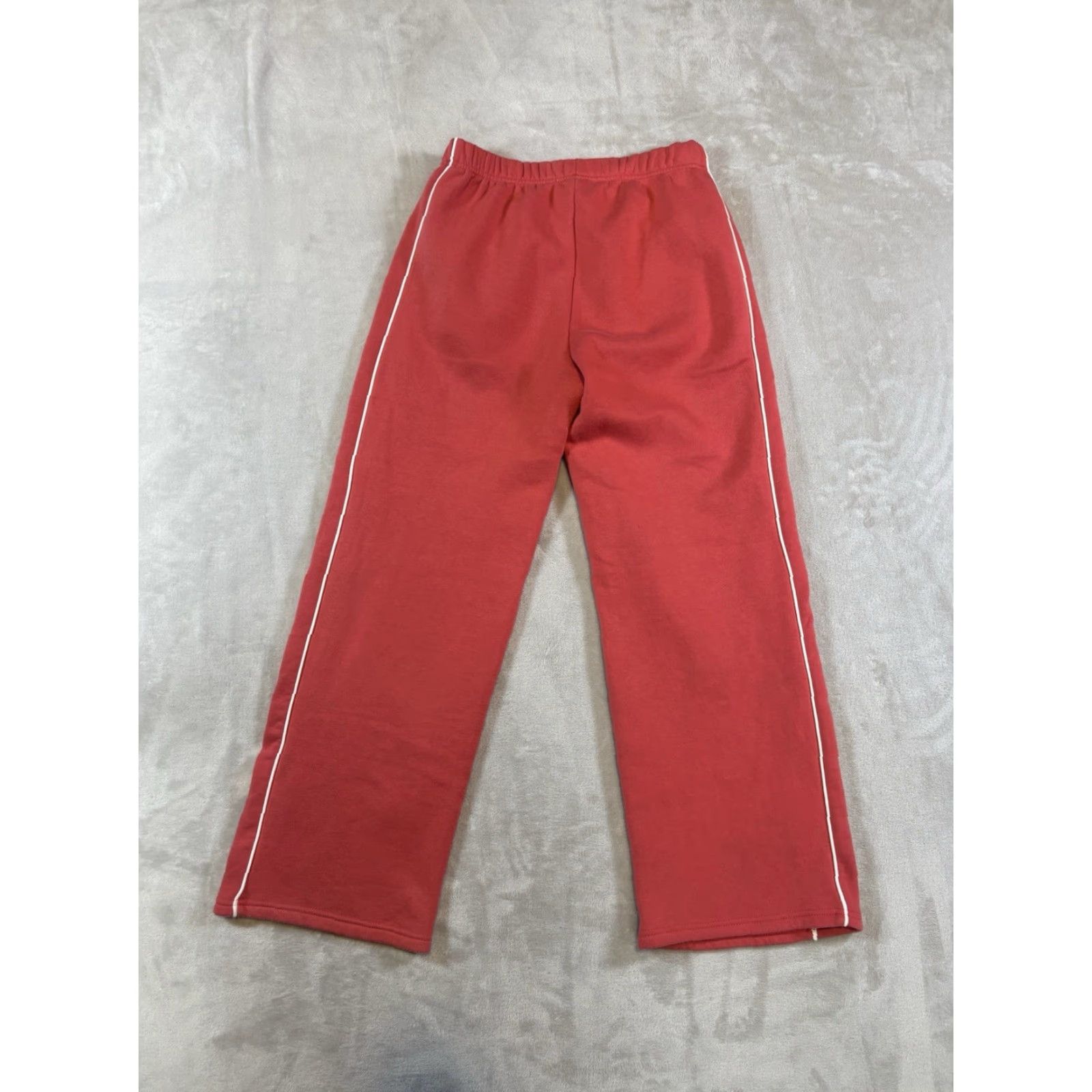 Vintage Pink Rose Women's Sweatpants Pants M Regular Wide-Leg Inseam 31 in Pink Rose Athletic Warm Up Moisture Wicking Logo Athleisure Sweatpants Size 32" / US 10 / IT 46 - 5 Thumbnail