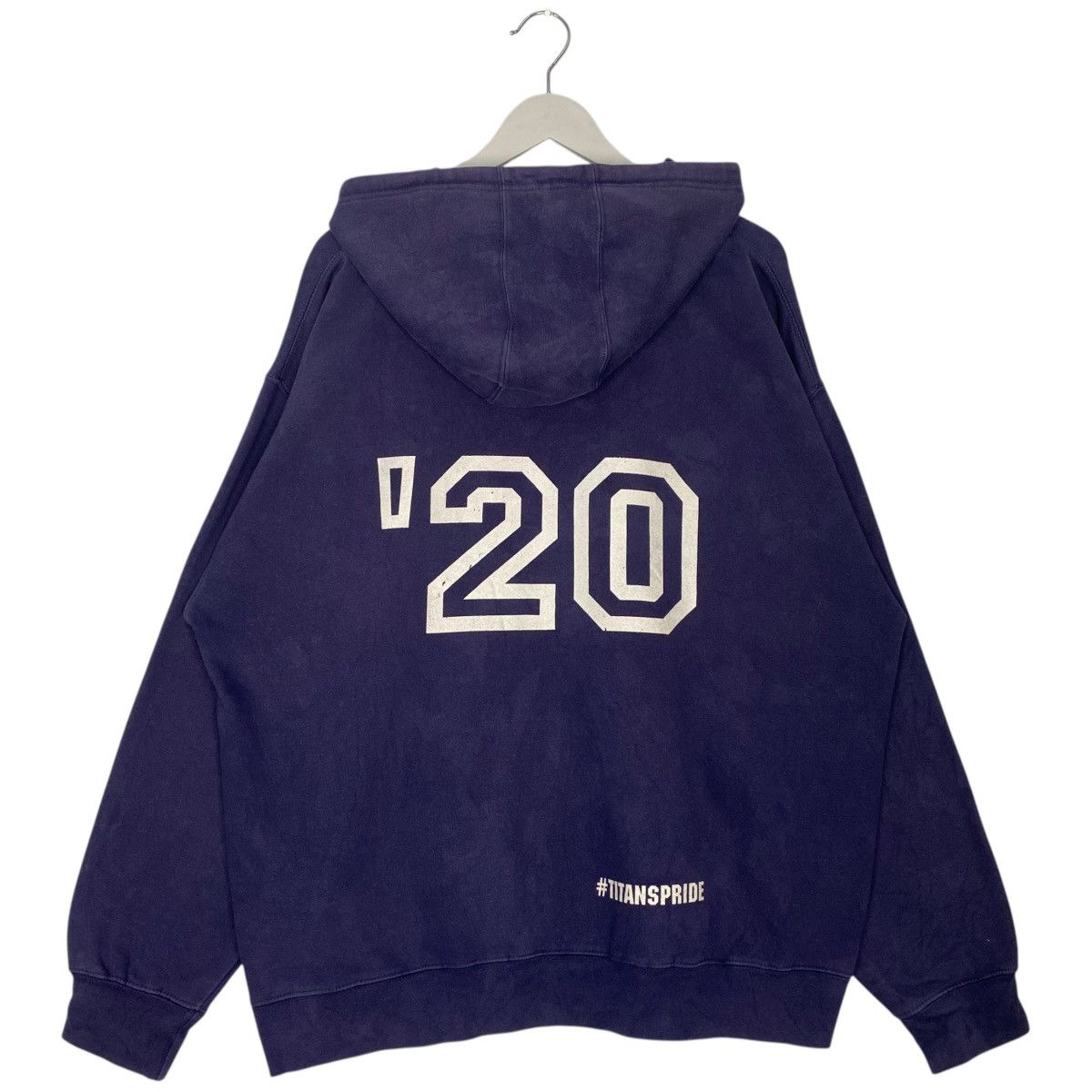 Vintage Vintage Spread Shirt Men Hoodie Embroidered Navy Blue Size US XL / EU 56 / 4 - 5 Thumbnail