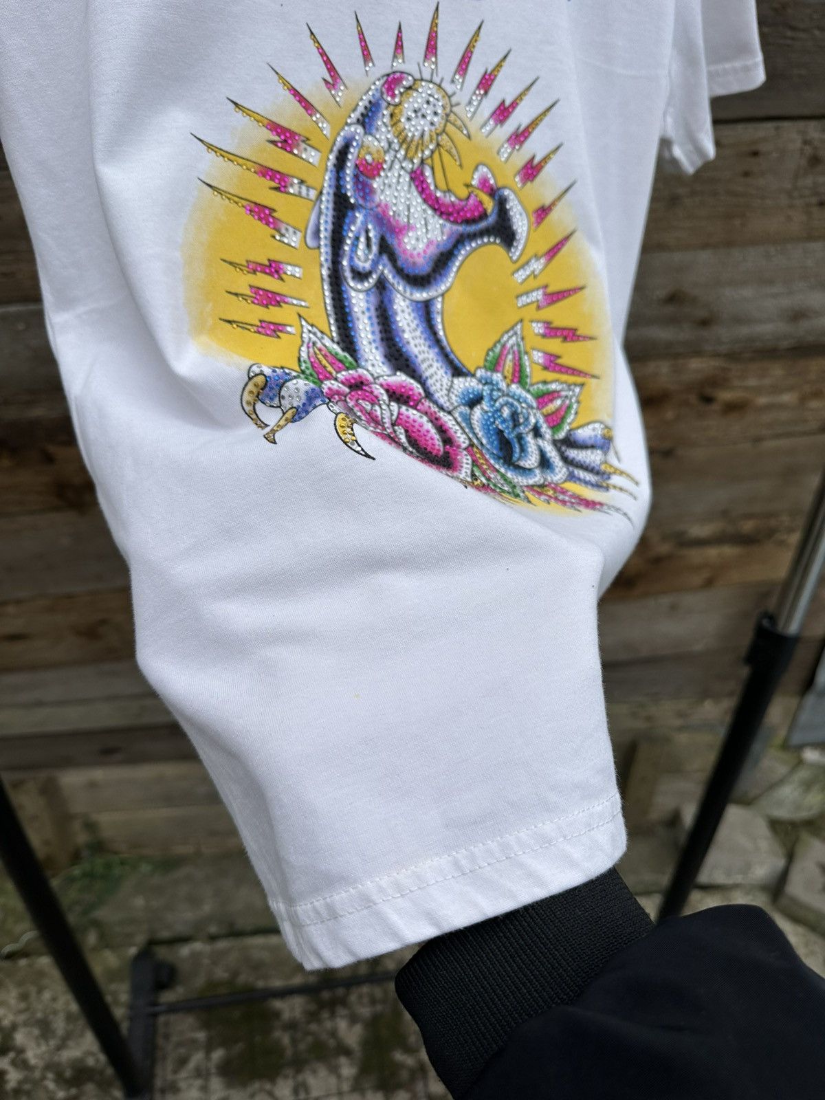 Christian Audigier × Ed Hardy × Japanese Brand Vintage Ed hardy by Christian audigier women's tee T-shirt Size XL / US 12-14 / IT 48-50 - 3 Thumbnail