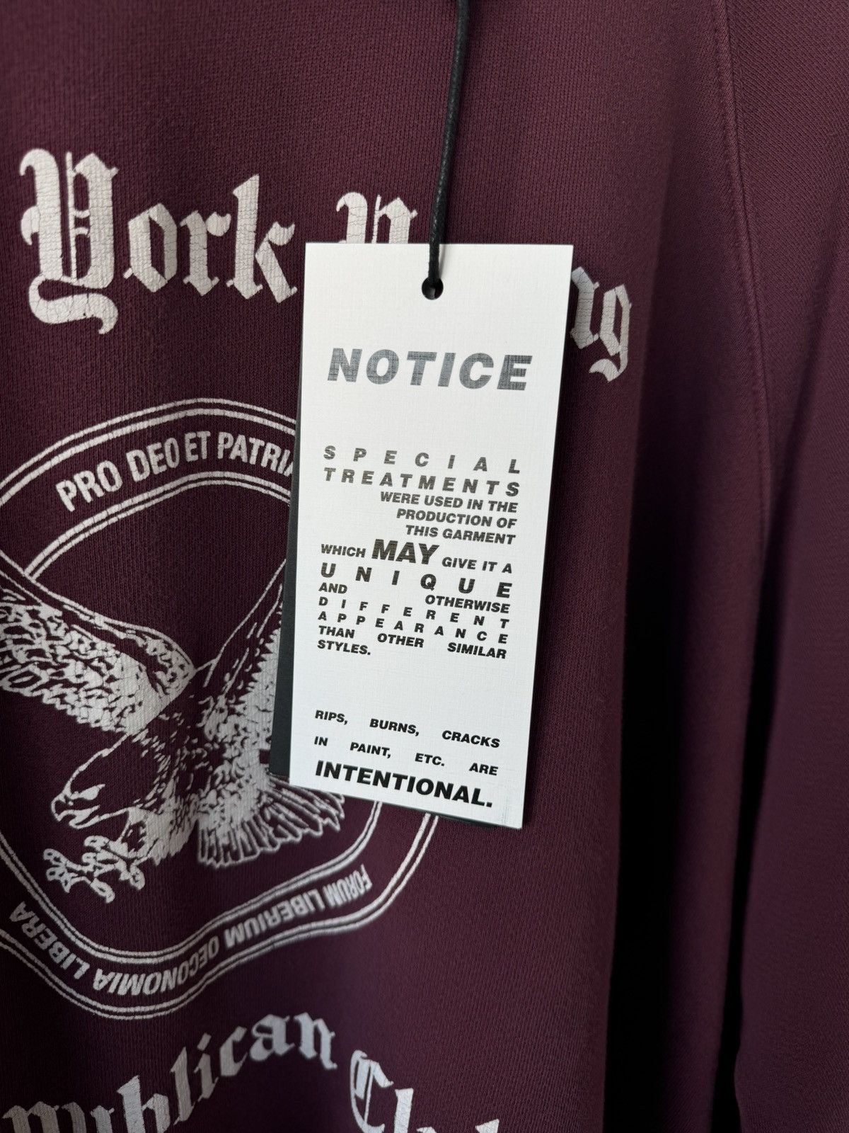 Enfants Riches Deprimes ENFANTS RICHES DEPRIMES NEW YORK YOUNG REPUBLICAN SWEATSHIRT Size US L / EU 52-54 / 3 - 12 Thumbnail