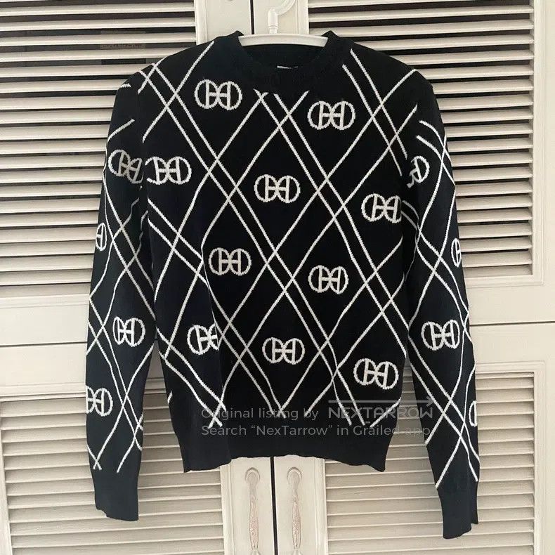 Hermes Hermes SS23 Patterned Jacquard Crewneck Long Sleeve Sweate Size XS / US 0-2 / IT 36-38 - 1 Thumbnail