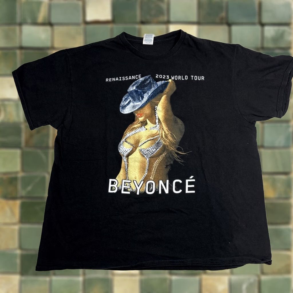 Vintage Beyonce Renaissance Tour T-Shirt Cowgirl Tee Merch Concert Album 2023 Men Sz XL Size US XL / EU 56 / 4 - 1 Thumbnail
