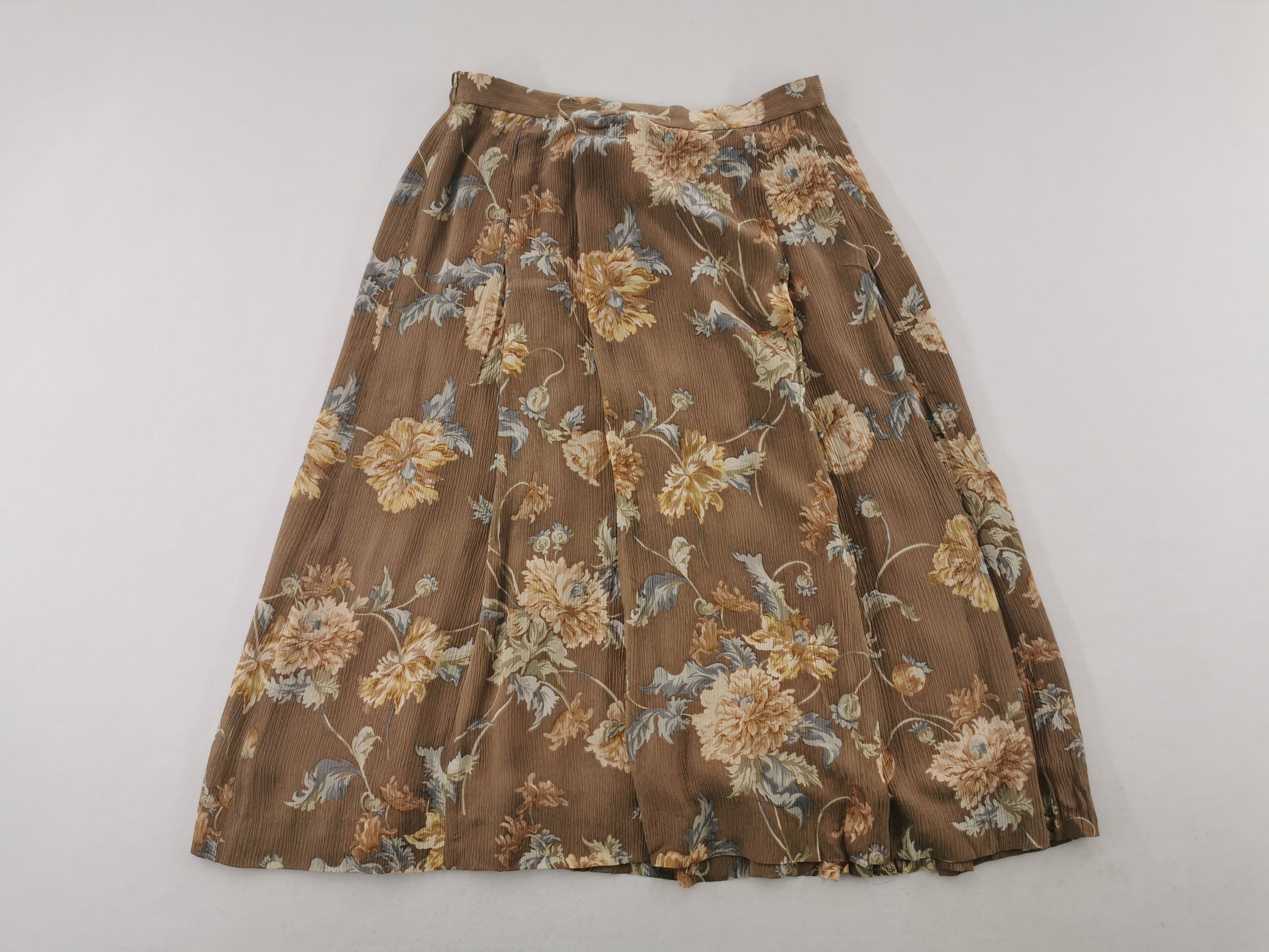 Burberry Vintage 90's Burberrys Skirt Floral Design Size 30 Size 30" / US 8 / IT 44 - 5 Thumbnail