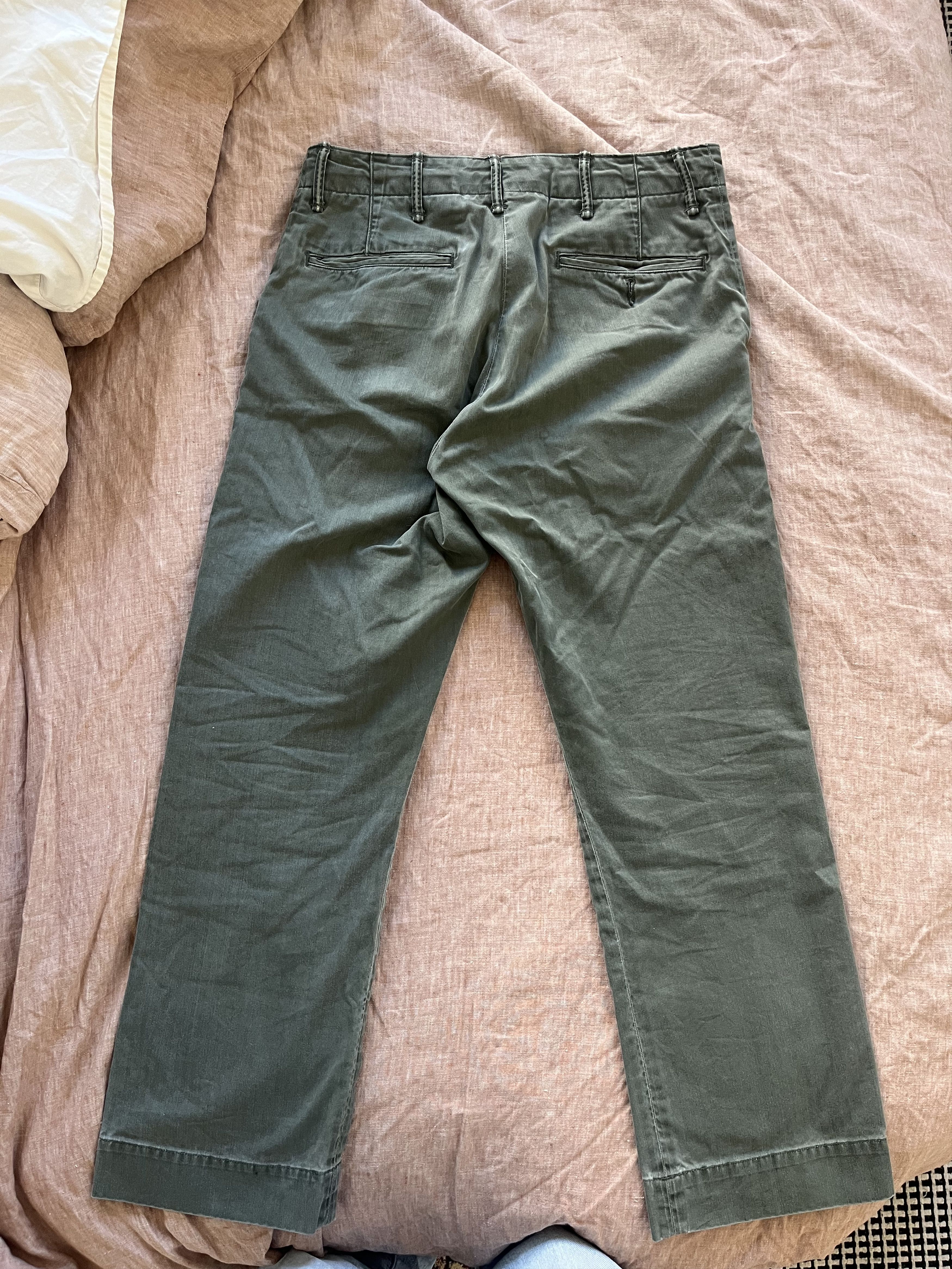 RRL Ralph Lauren RRL Officer Chino Size US 32 / EU 48 - 2 Thumbnail