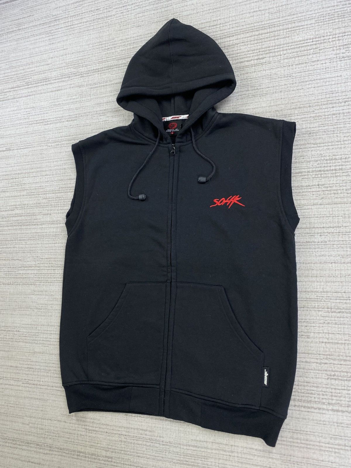 JNCO Vintage SOHK Sleeveless Hoodie Raptees Jacket Size US M / EU 48-50 / 2 - 4 Thumbnail