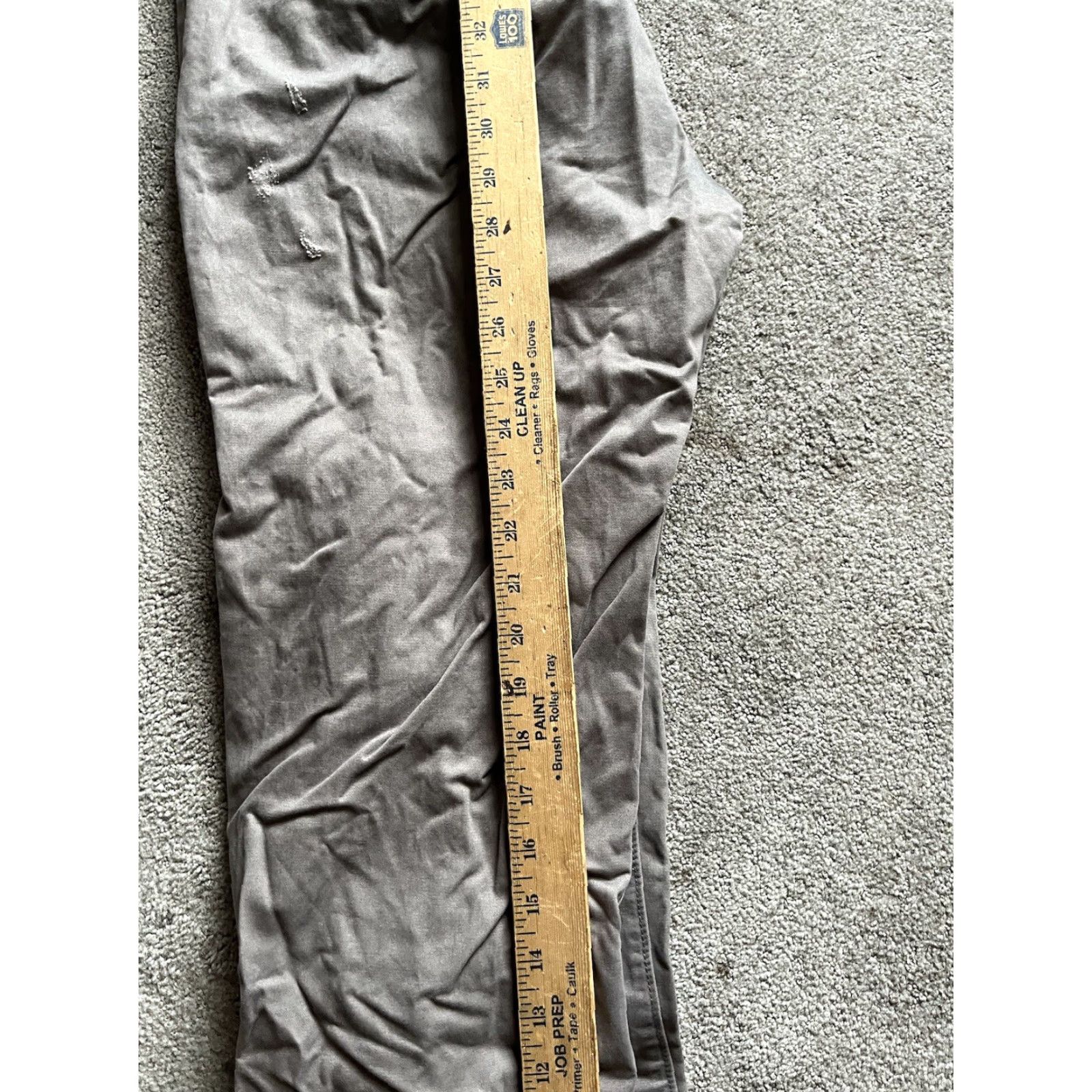 Gap Gap Women’s Cotton Pants Size 10A Stretch Gray 31" Waist 30" Inseam Size 32" / US 10 / IT 46 - 6 Thumbnail