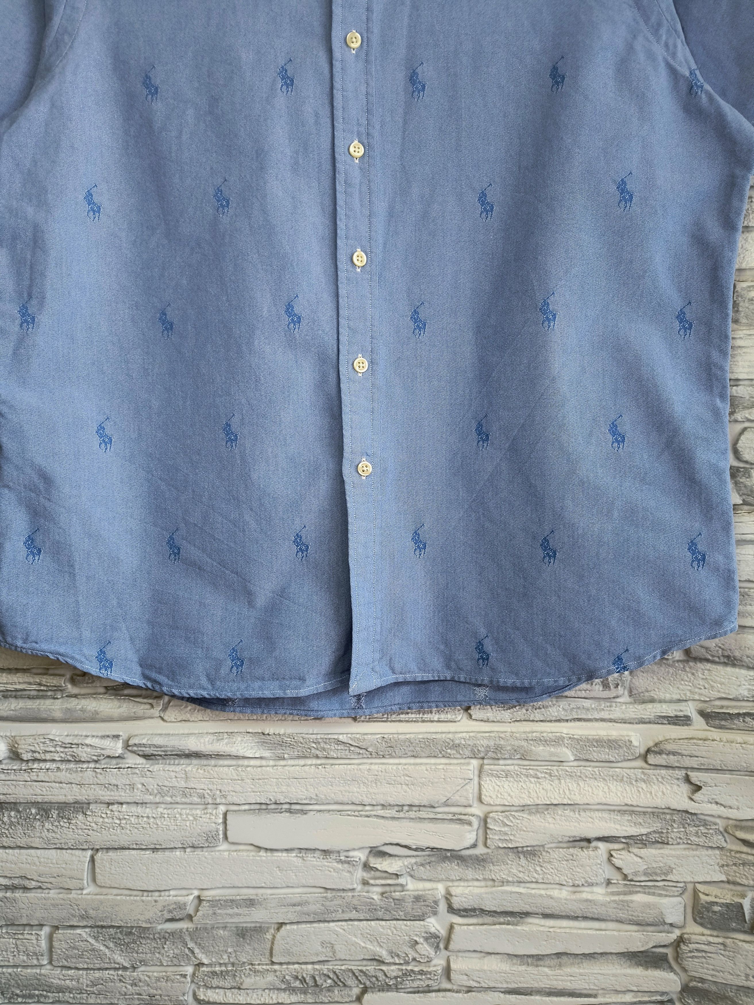 Polo Ralph Lauren Polo Ralph Lauren Monogram Shirt Size US L / EU 52-54 / 3 - 4 Thumbnail