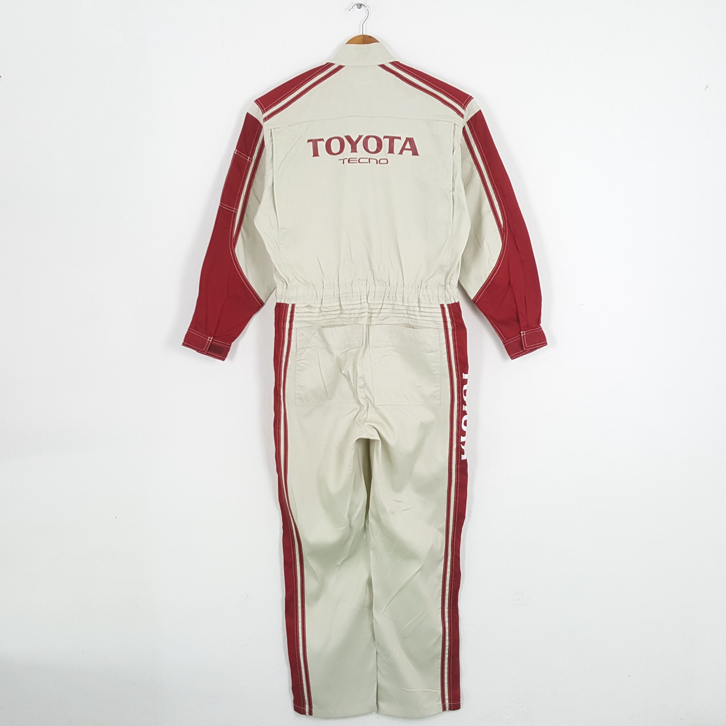 Japanese Brand × Vintage Vintage TOYOTA TECNO Japanese Racing Teams Coverall Jacket Size US M / EU 48-50 / 2 - 1 Thumbnail