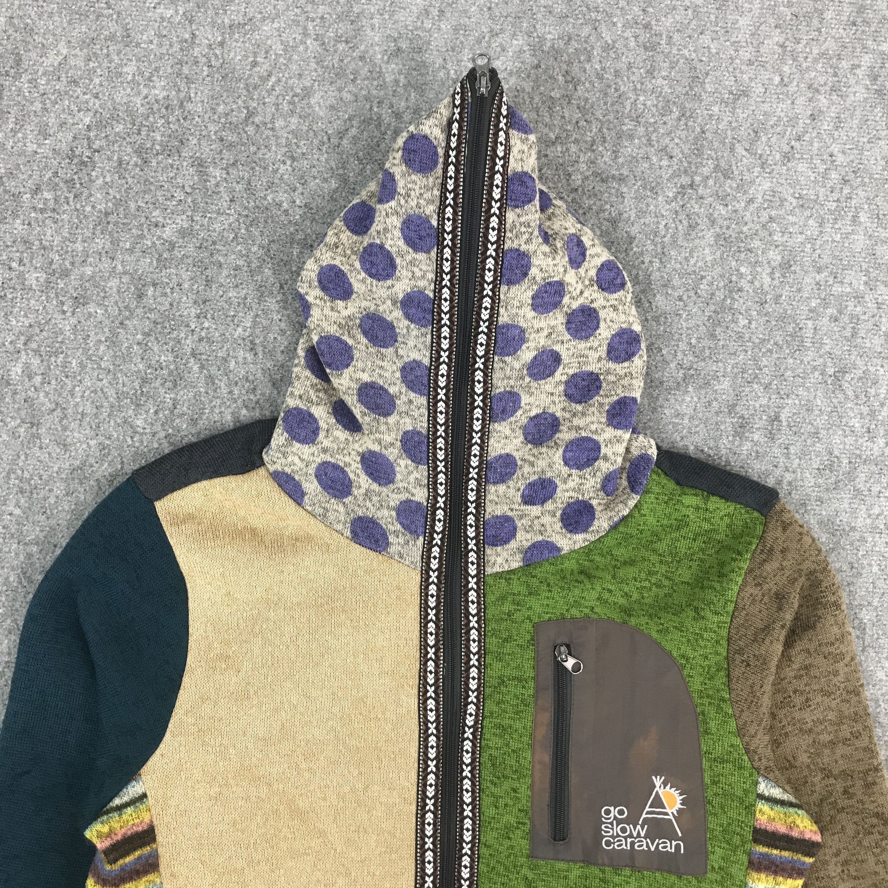 Japanese Brand × go slow caravan GO SLOW CARAVAN MULTICOLOU FULL ZIPPER JACKET Size US L / EU 52-54 / 3 - 3 Thumbnail